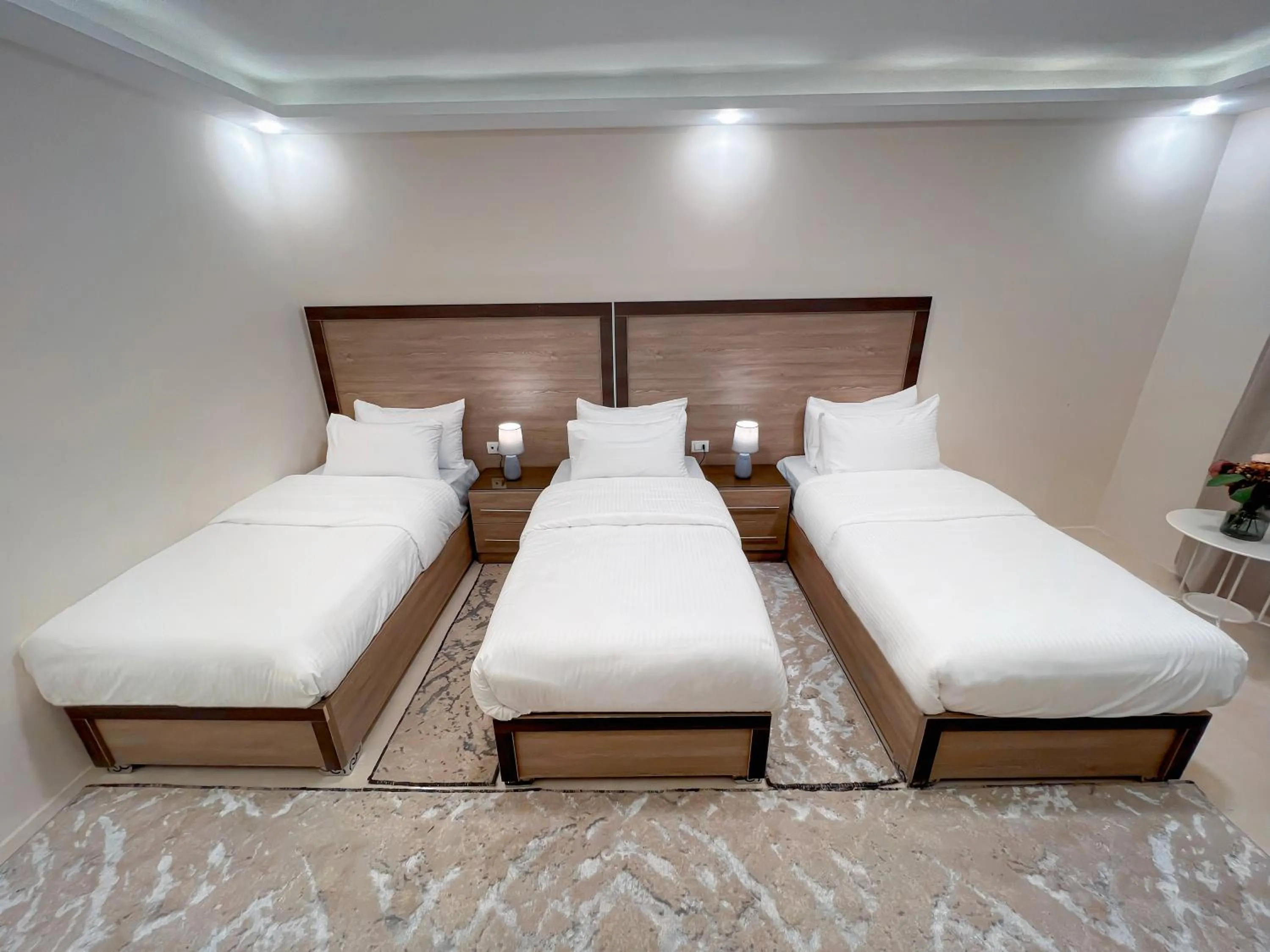 Bed in Beit Alshabaan Inn