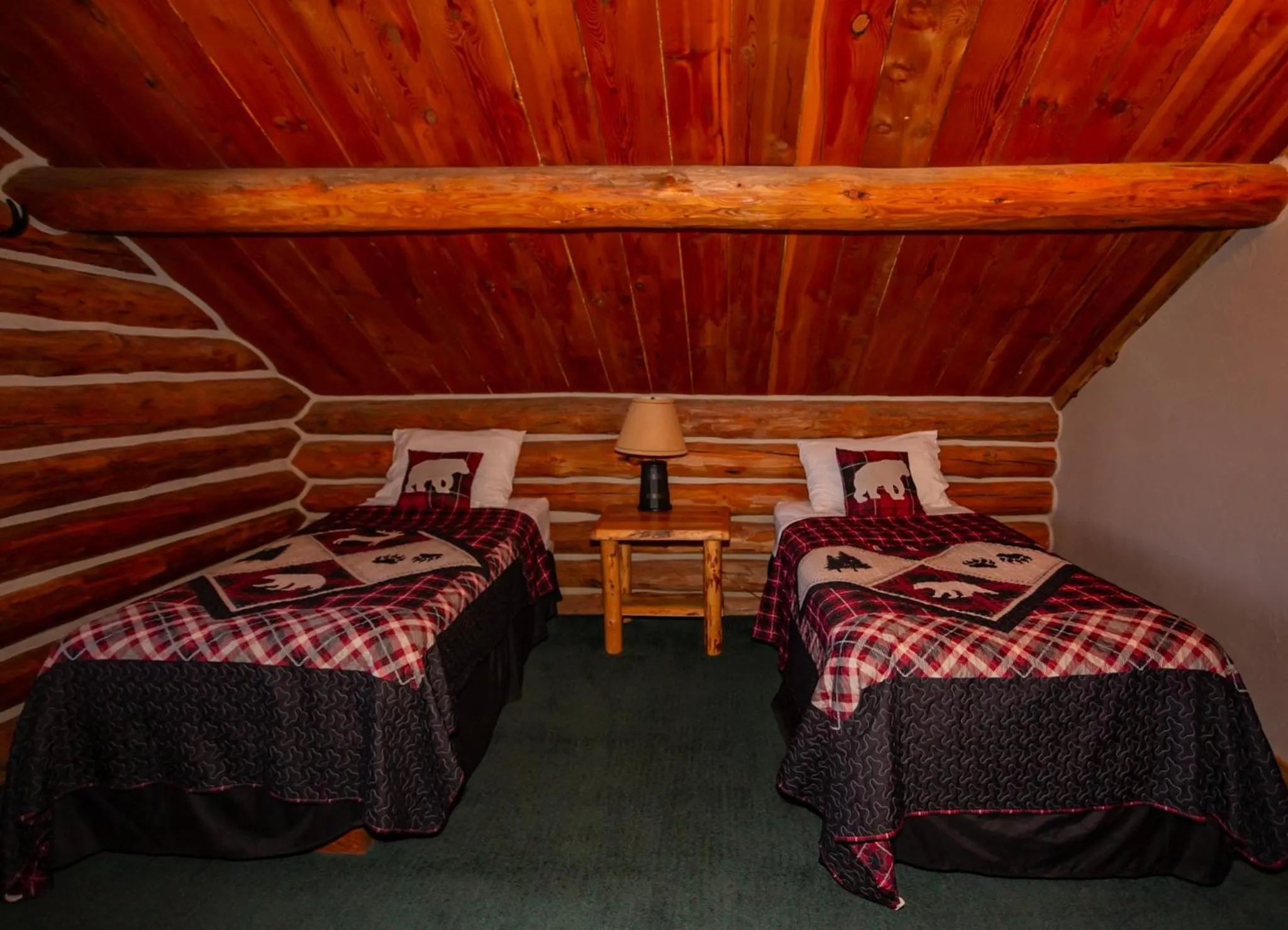Bed in Crooked Creek Guest Ranch