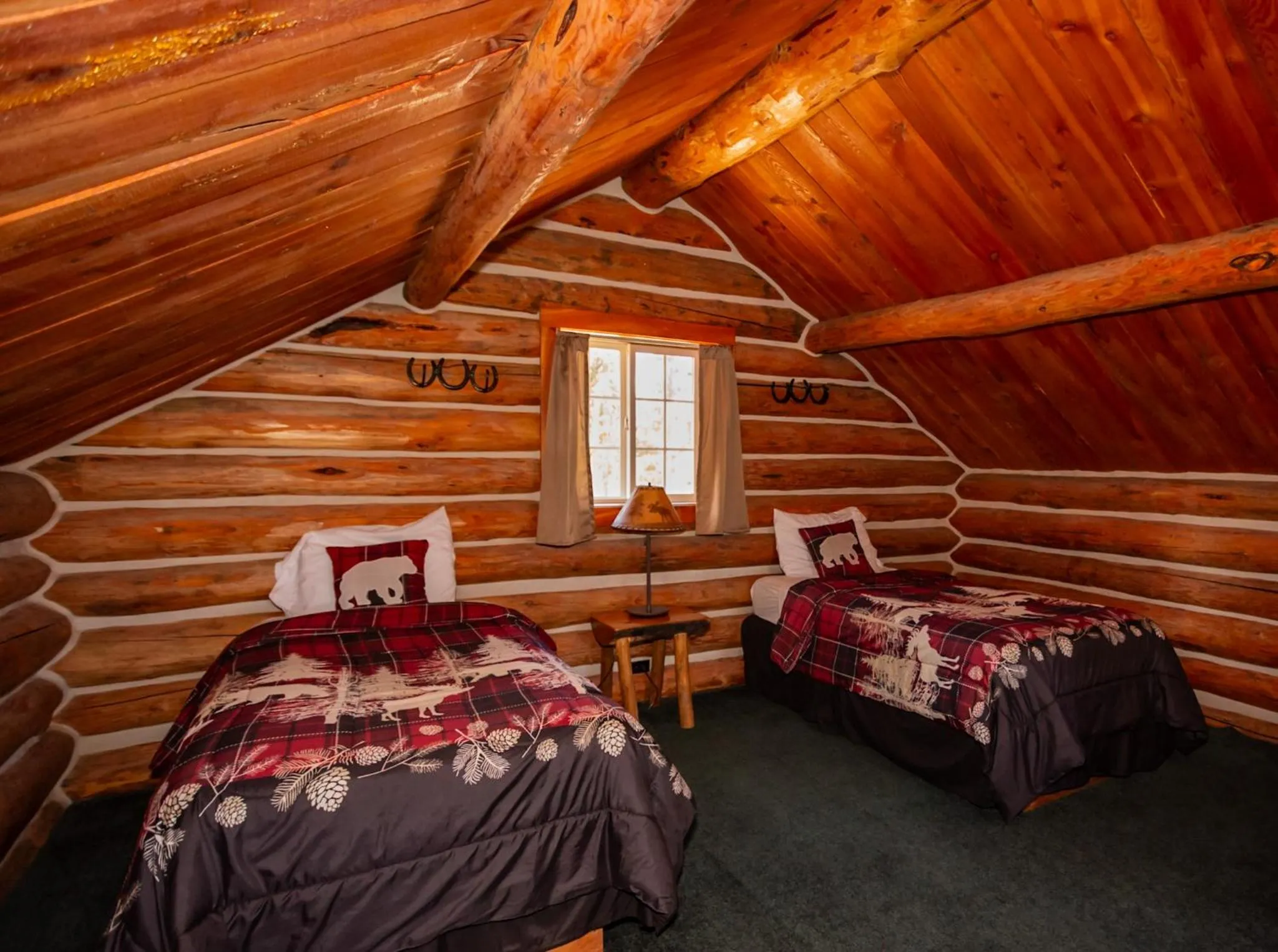 Bed in Crooked Creek Guest Ranch