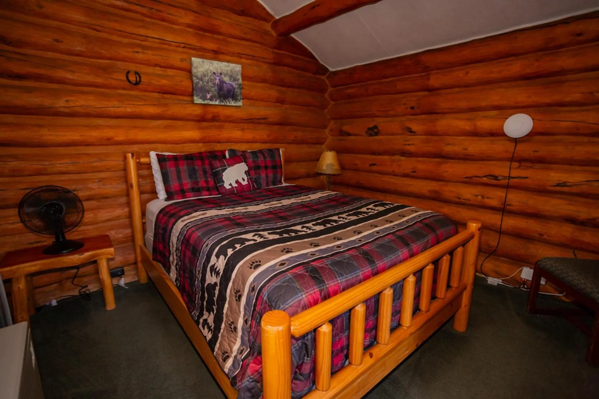 Bed in Crooked Creek Guest Ranch