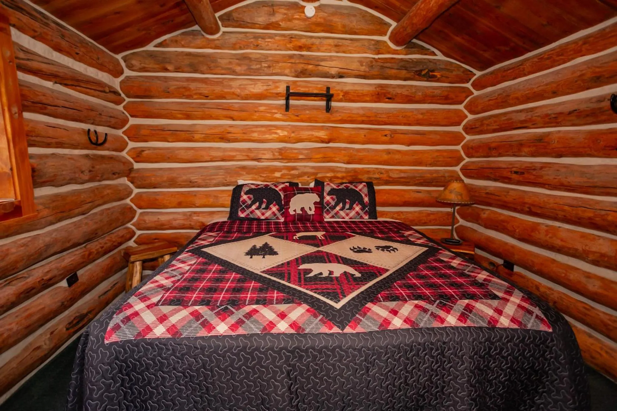 Bed in Crooked Creek Guest Ranch