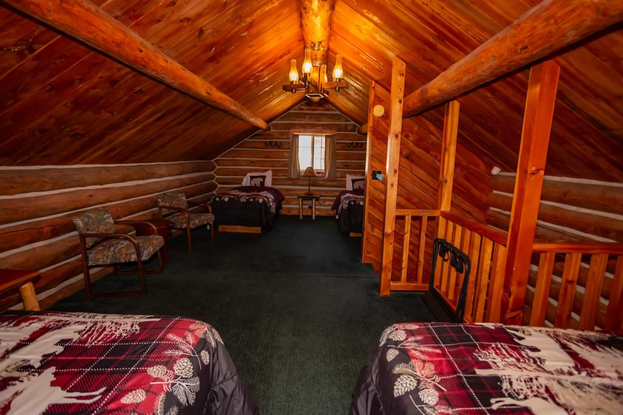 Bed in Crooked Creek Guest Ranch