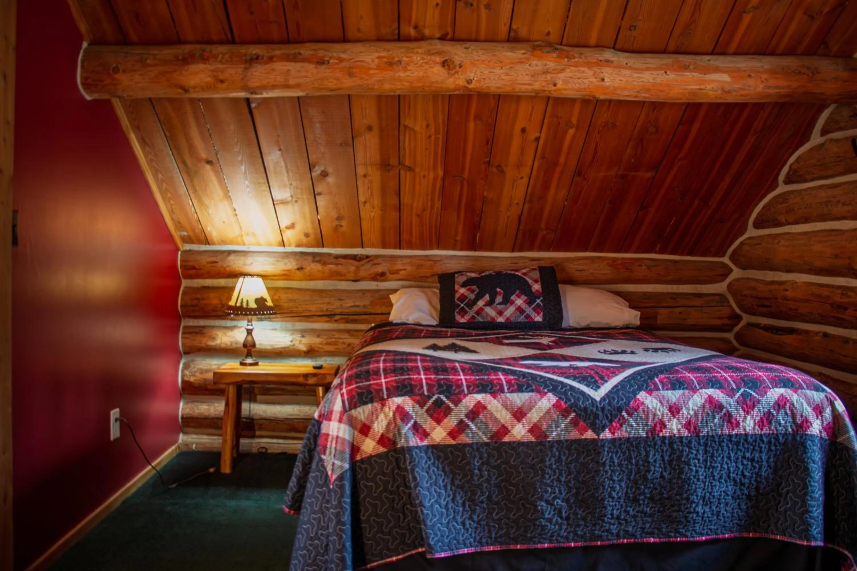 Bed in Crooked Creek Guest Ranch