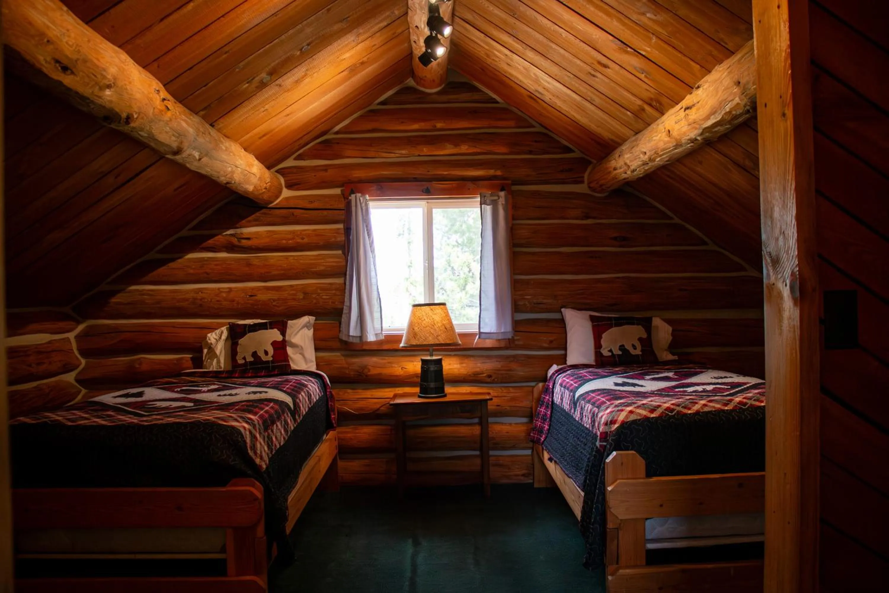 Bed in Crooked Creek Guest Ranch