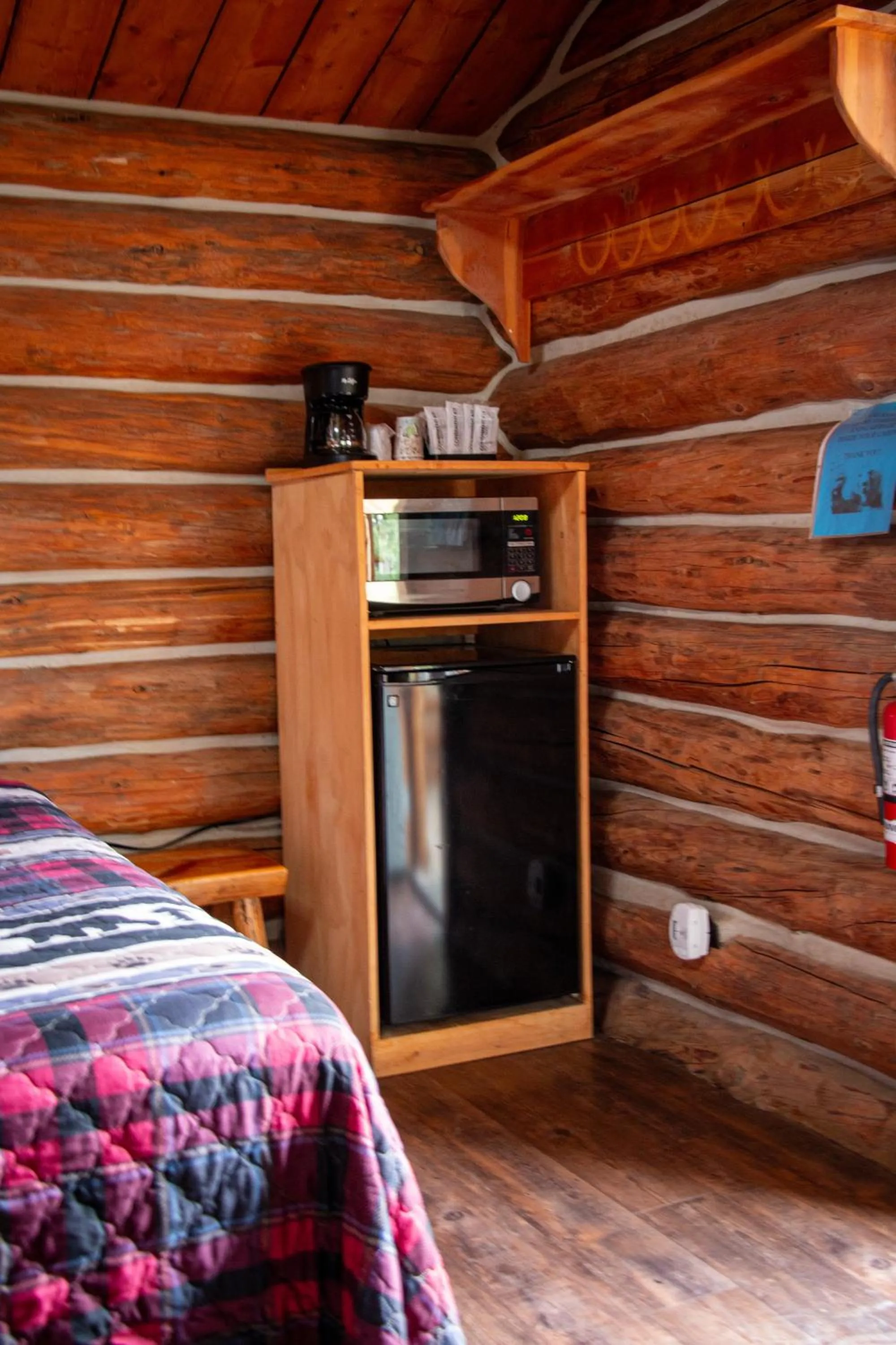 Bed in Crooked Creek Guest Ranch