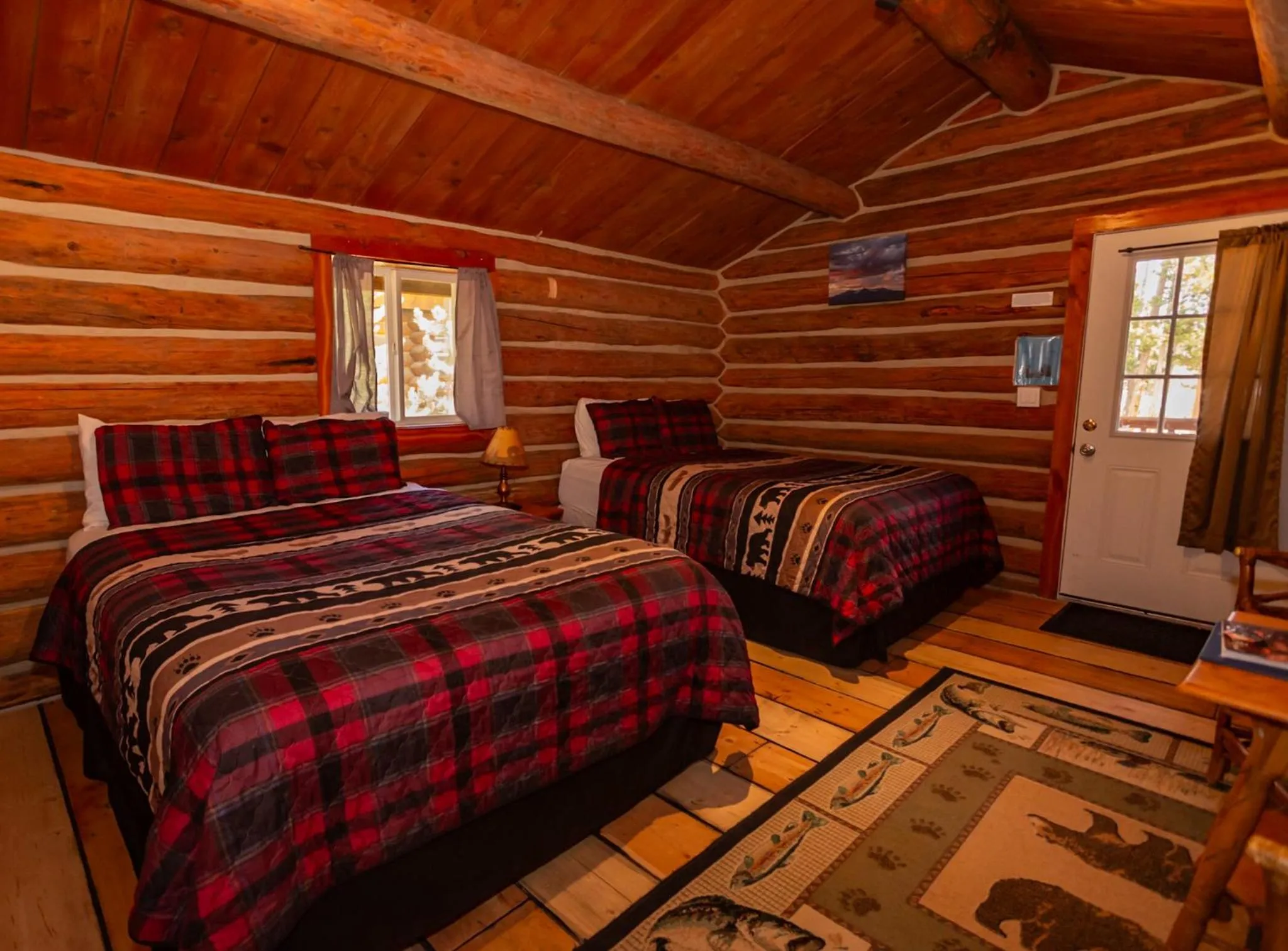 Bed in Crooked Creek Guest Ranch