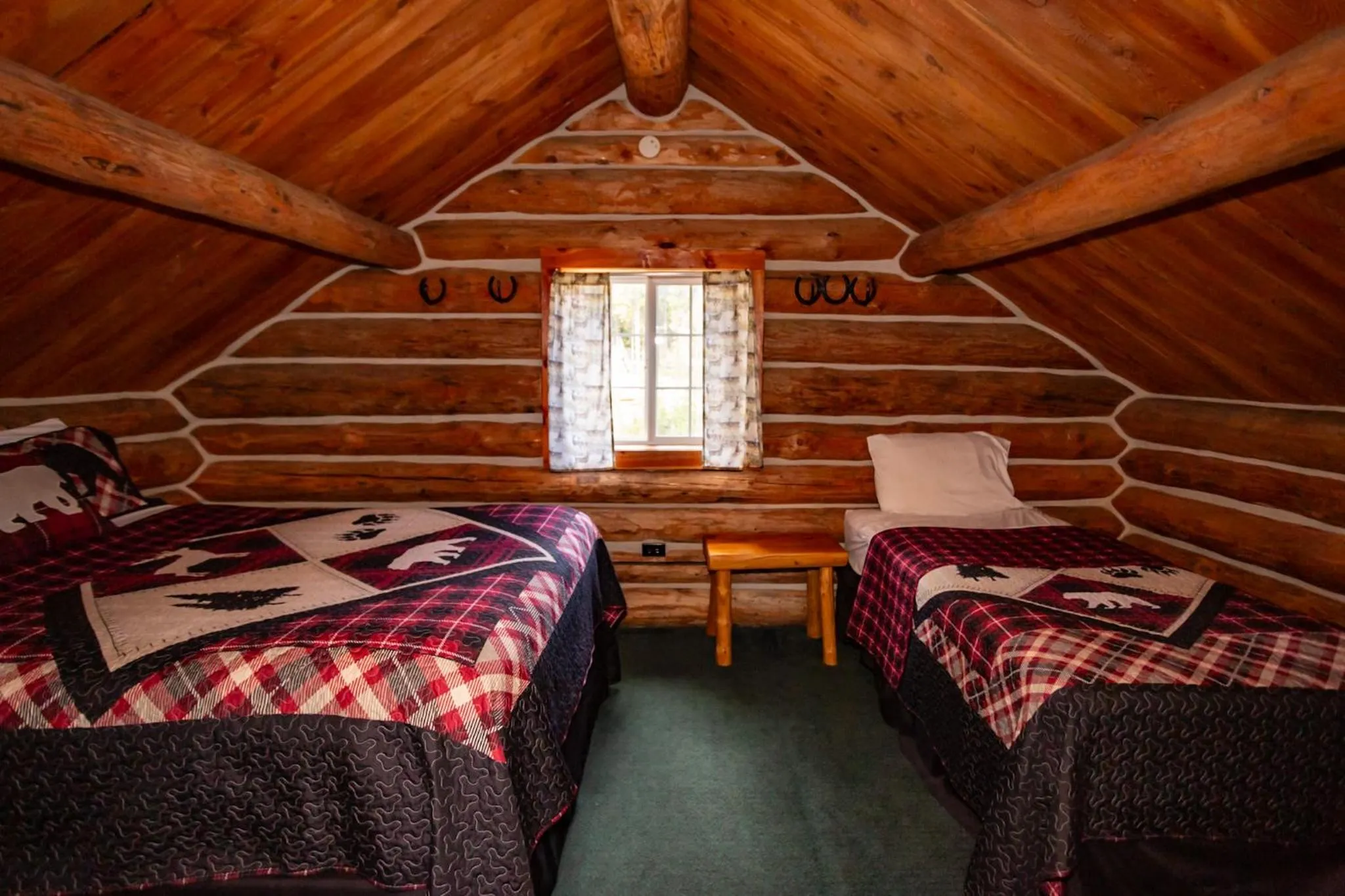 Bed in Crooked Creek Guest Ranch