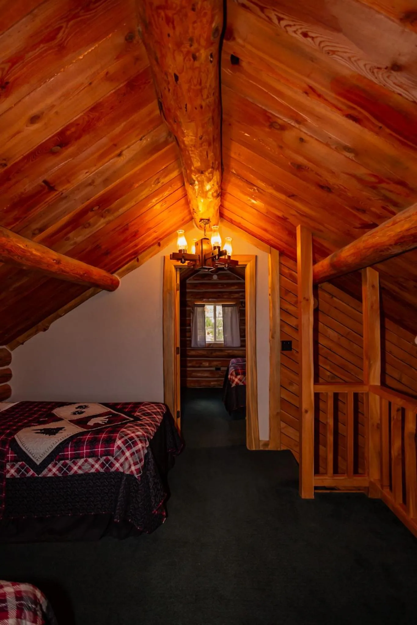 Bed in Crooked Creek Guest Ranch