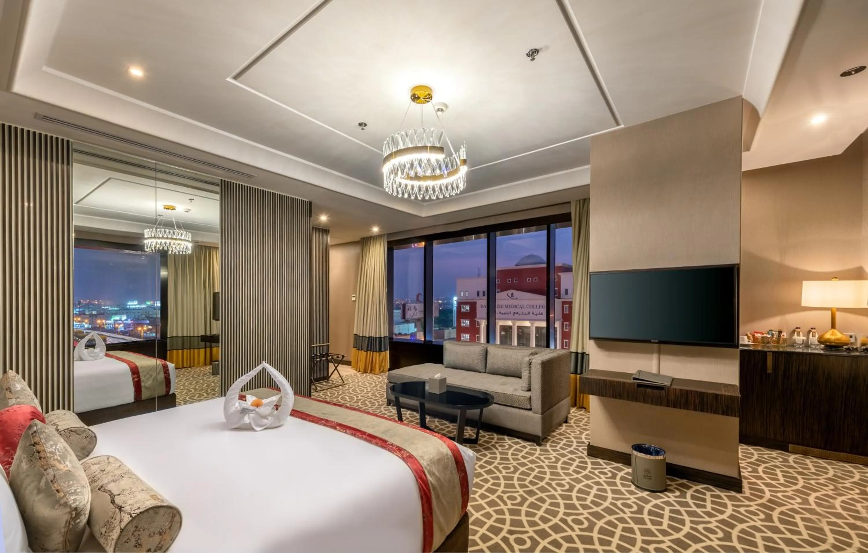 Bed in Nivel Hotel Abha