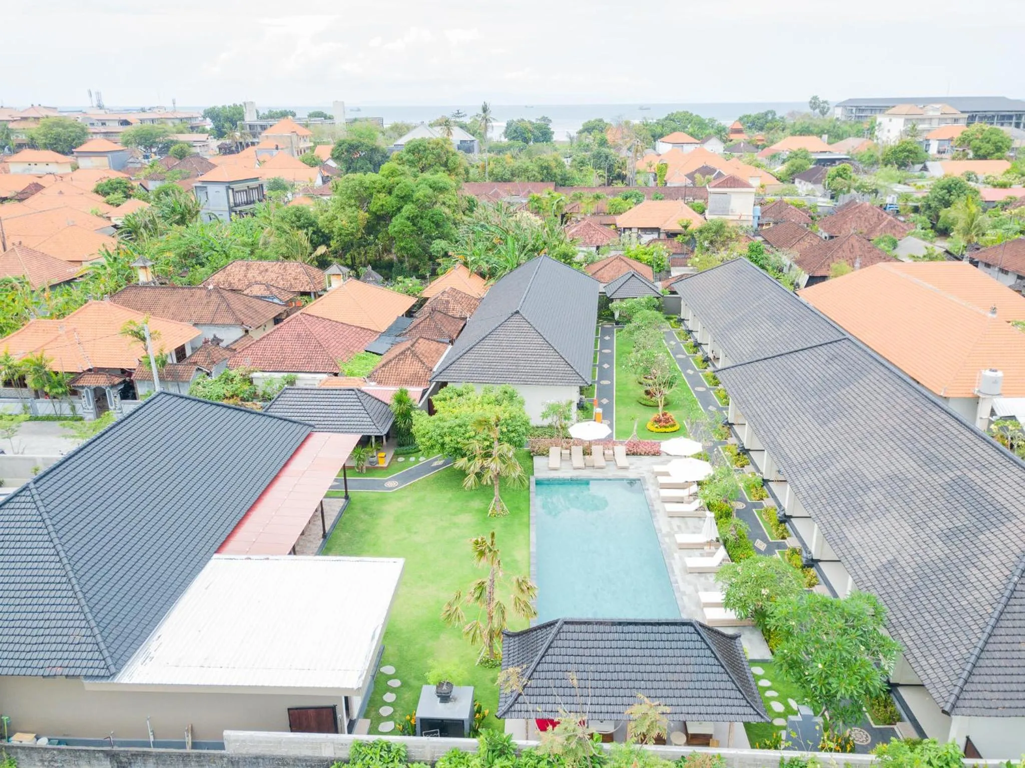 Bird's eye view in Green D'mel Bali