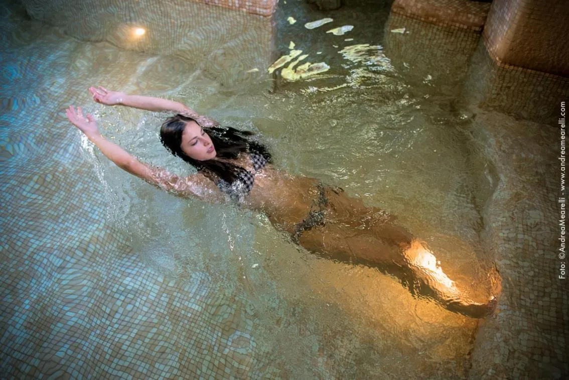 Swimming pool in Hotel Relais Valle Orientina