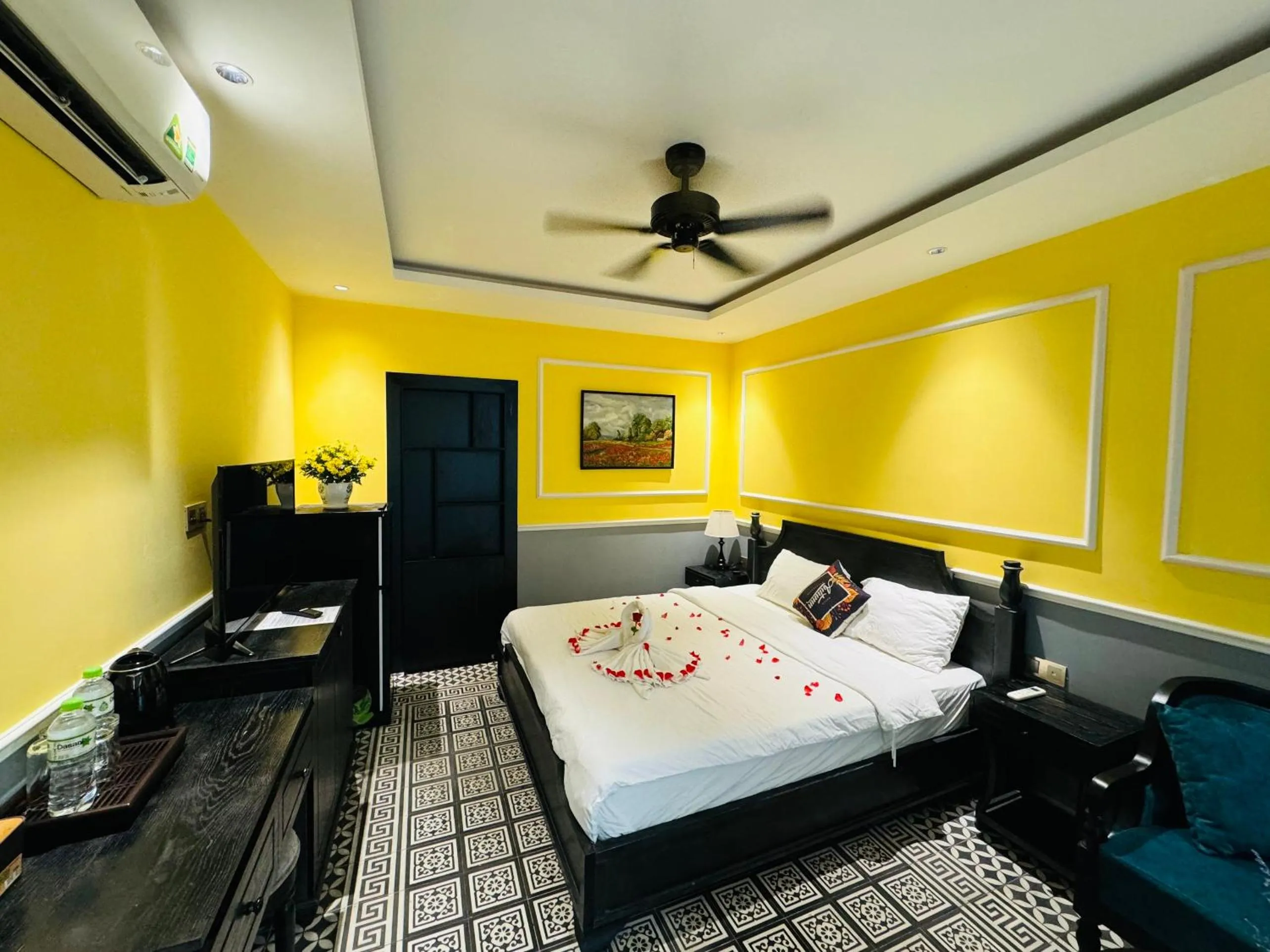 Bed in Dérive Boutique Villa & Apartment Da Nang