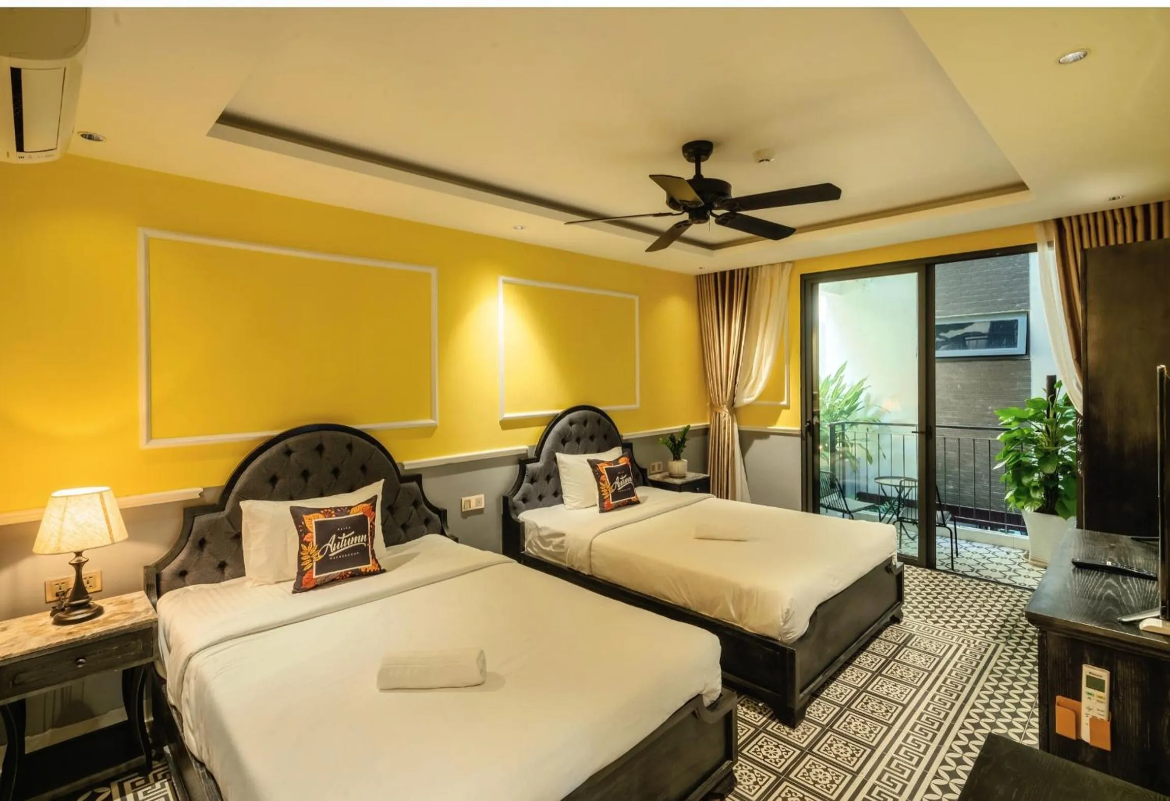 Bed in Dérive Boutique Villa & Apartment Da Nang