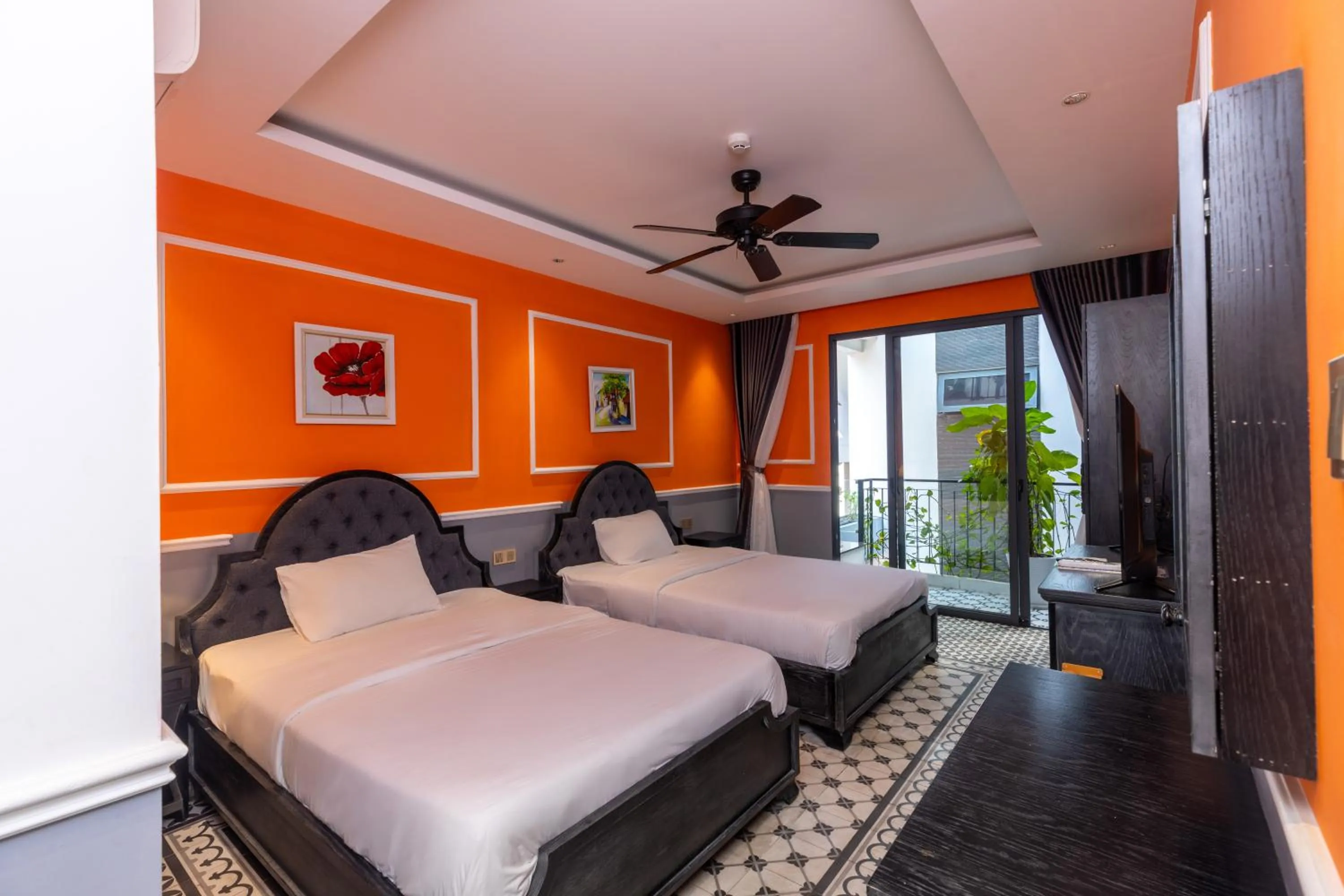 Bed in Dérive Boutique Villa & Apartment Da Nang