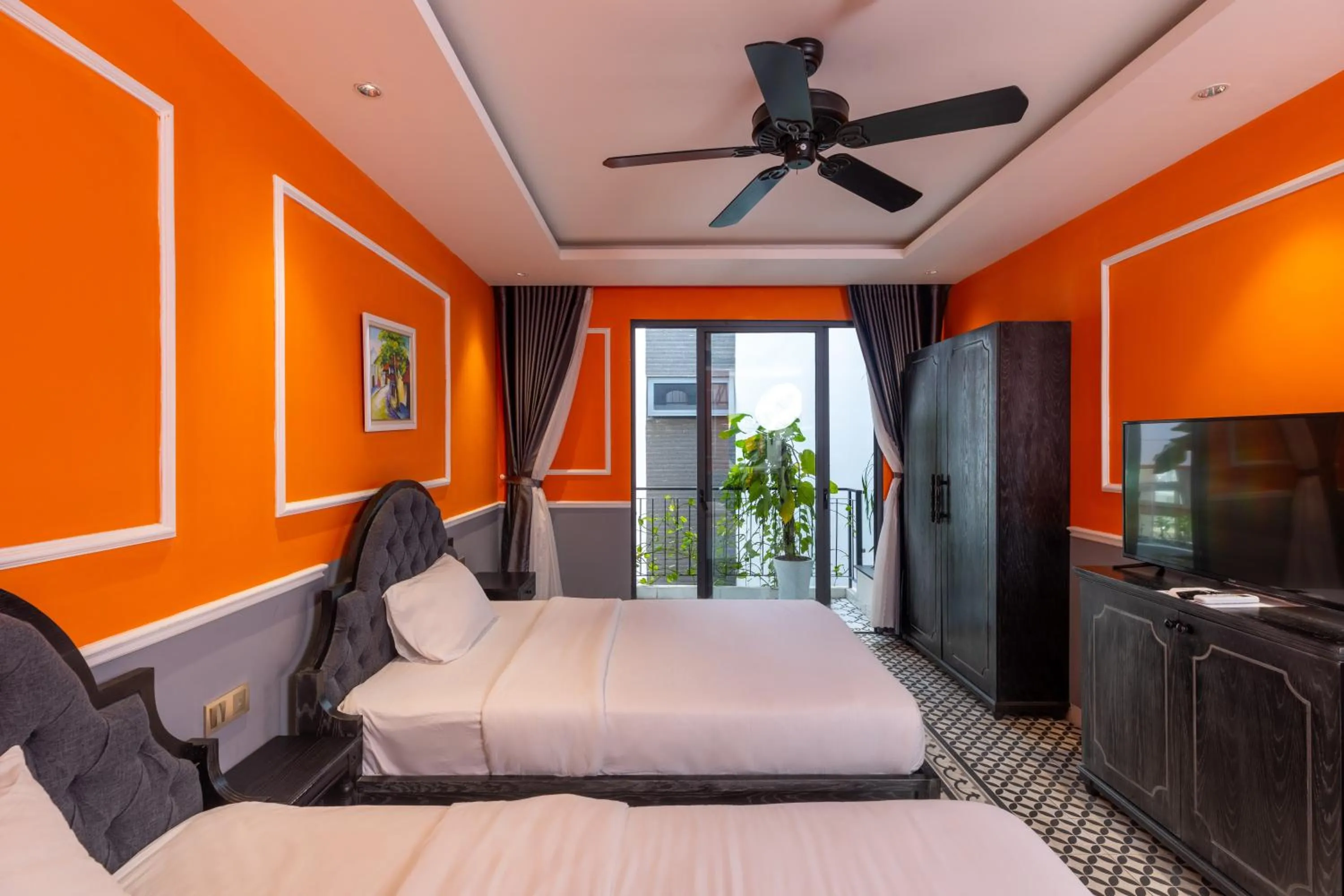 Bed in Dérive Boutique Villa & Apartment Da Nang