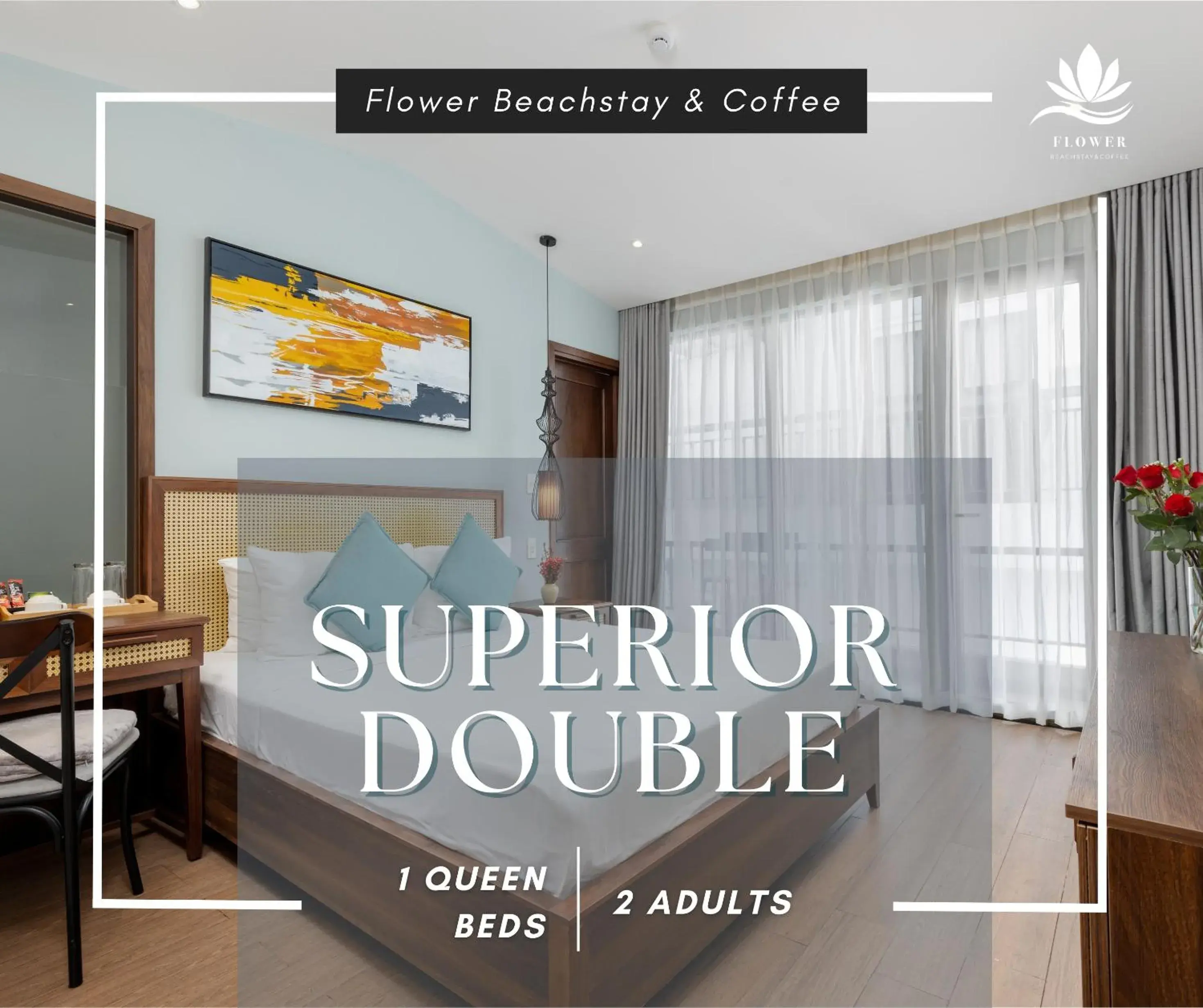 Superior Queen Room in FLOWER BEACHSTAY & COFFEE Superior Queen Room in FLOWER BEACHSTAY & COFFEE