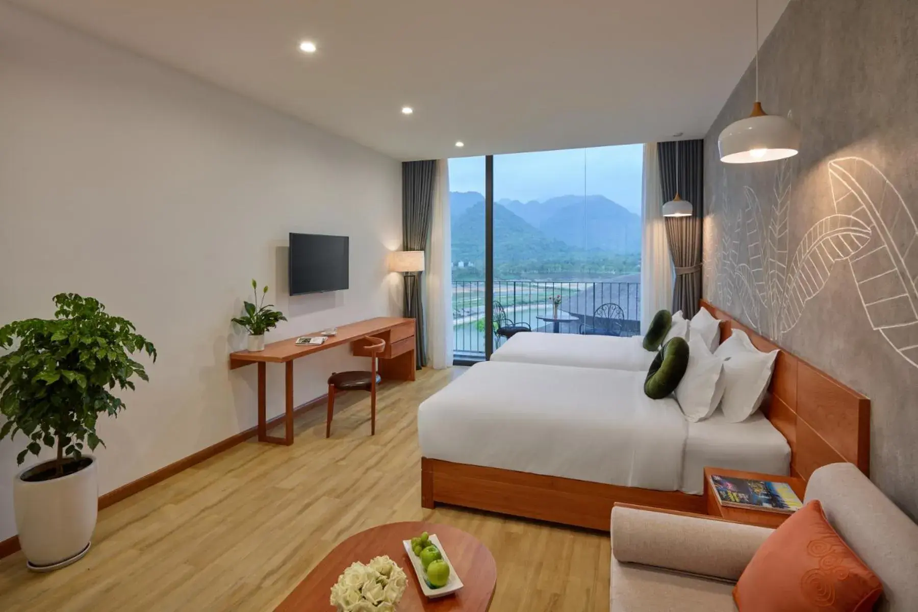 Triple Room with Mountain View in Wyndham Grand Vedana Ninh Binh Resort Triple Room with Mountain View in Wyndham Grand Vedana Ninh Binh Resort