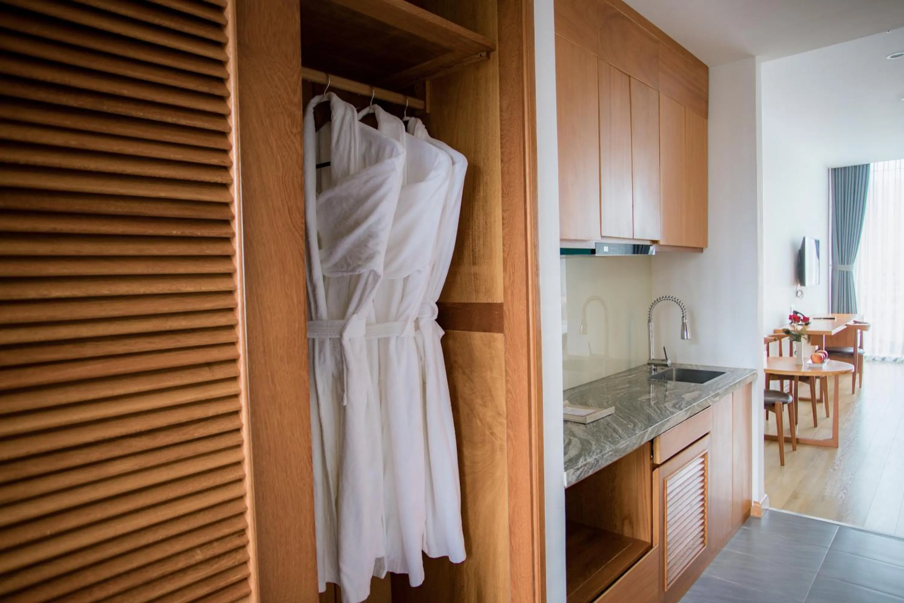 wardrobe in Wyndham Grand Vedana Ninh Binh Resort