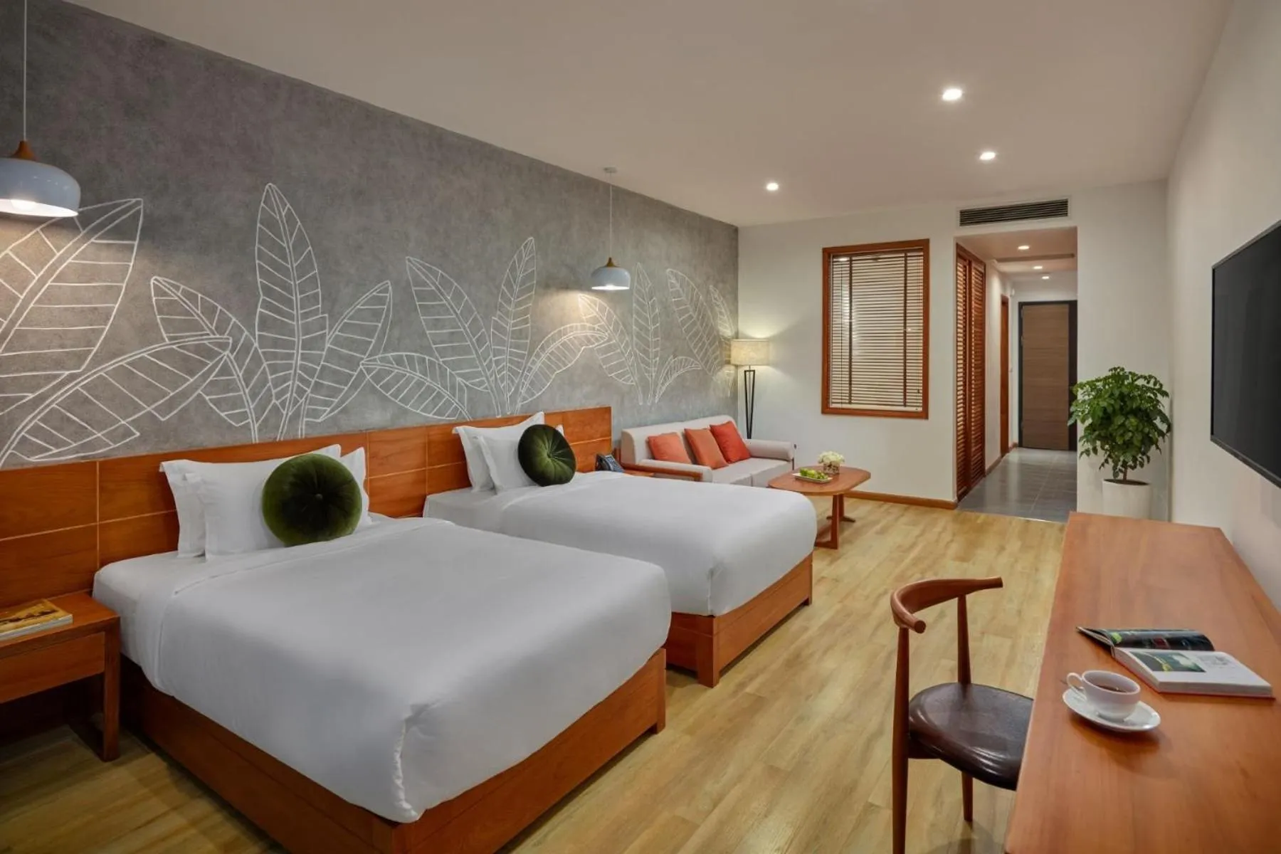 TV and multimedia, Bed in Wyndham Grand Vedana Ninh Binh Resort
