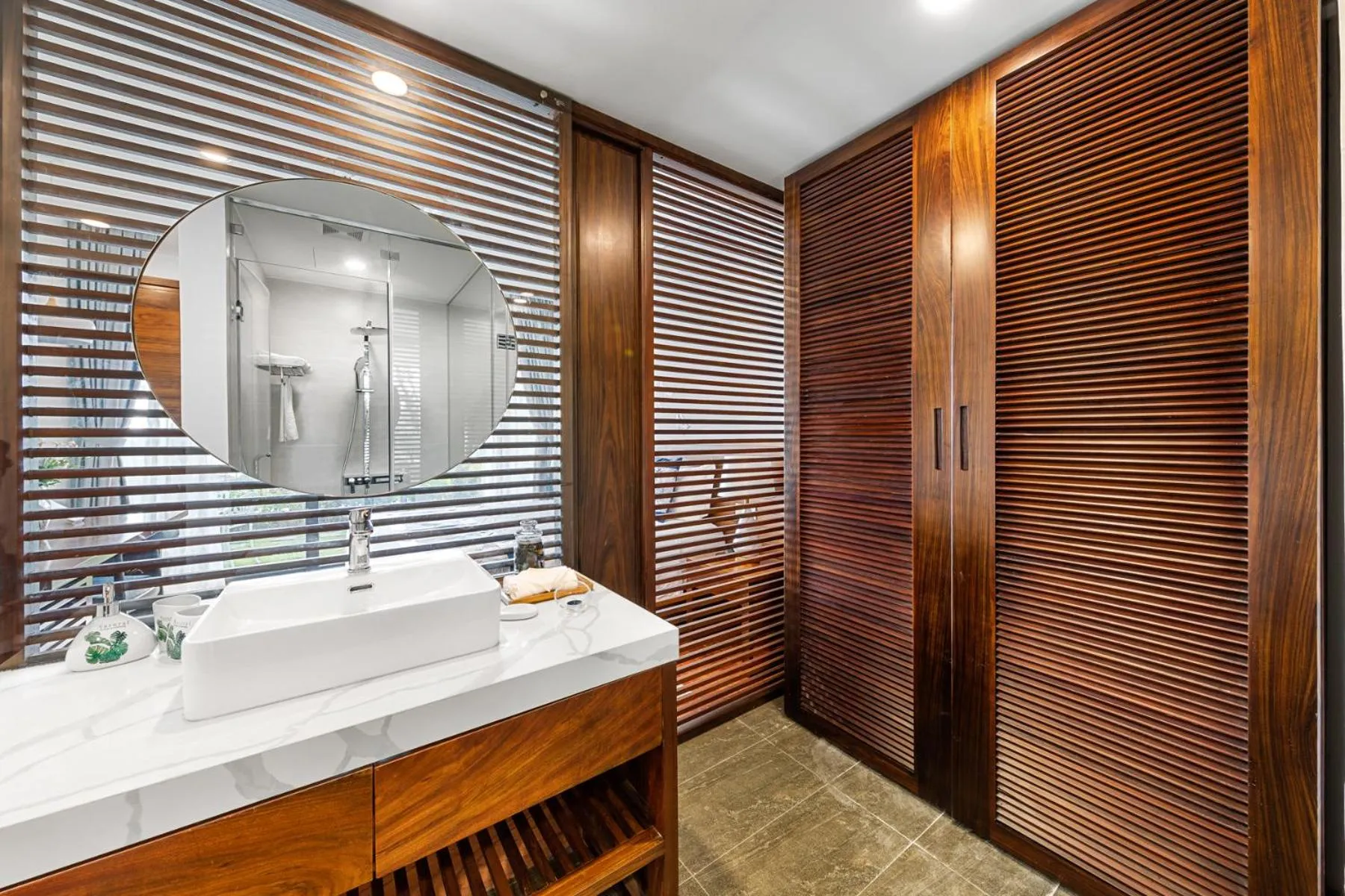 Shower in Wyndham Grand Vedana Ninh Binh Resort