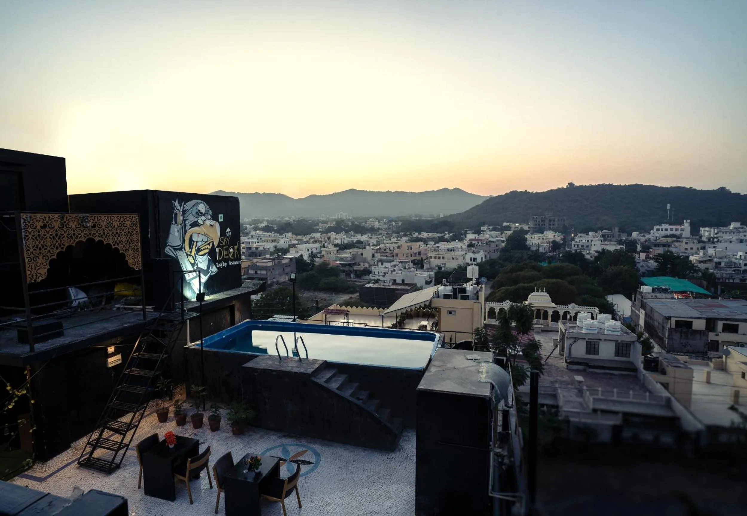 Swimming pool in Tripli Udaipur