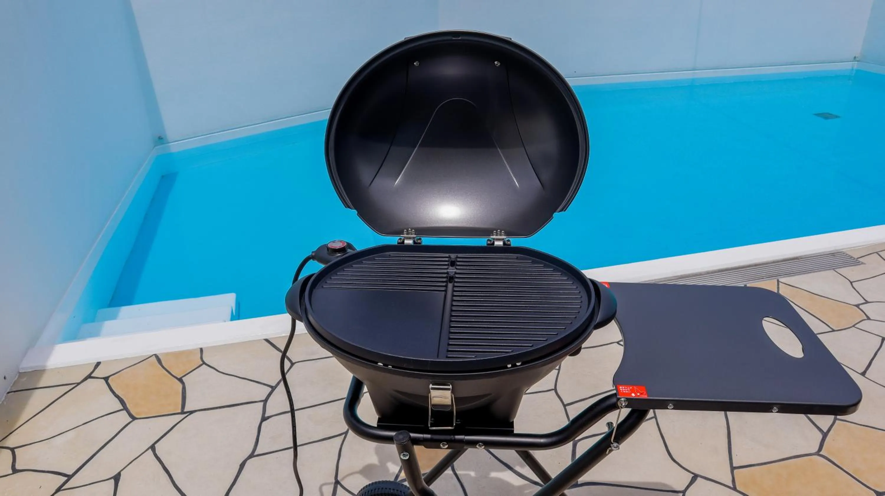 BBQ facilities in Private Pool Villa Motobu