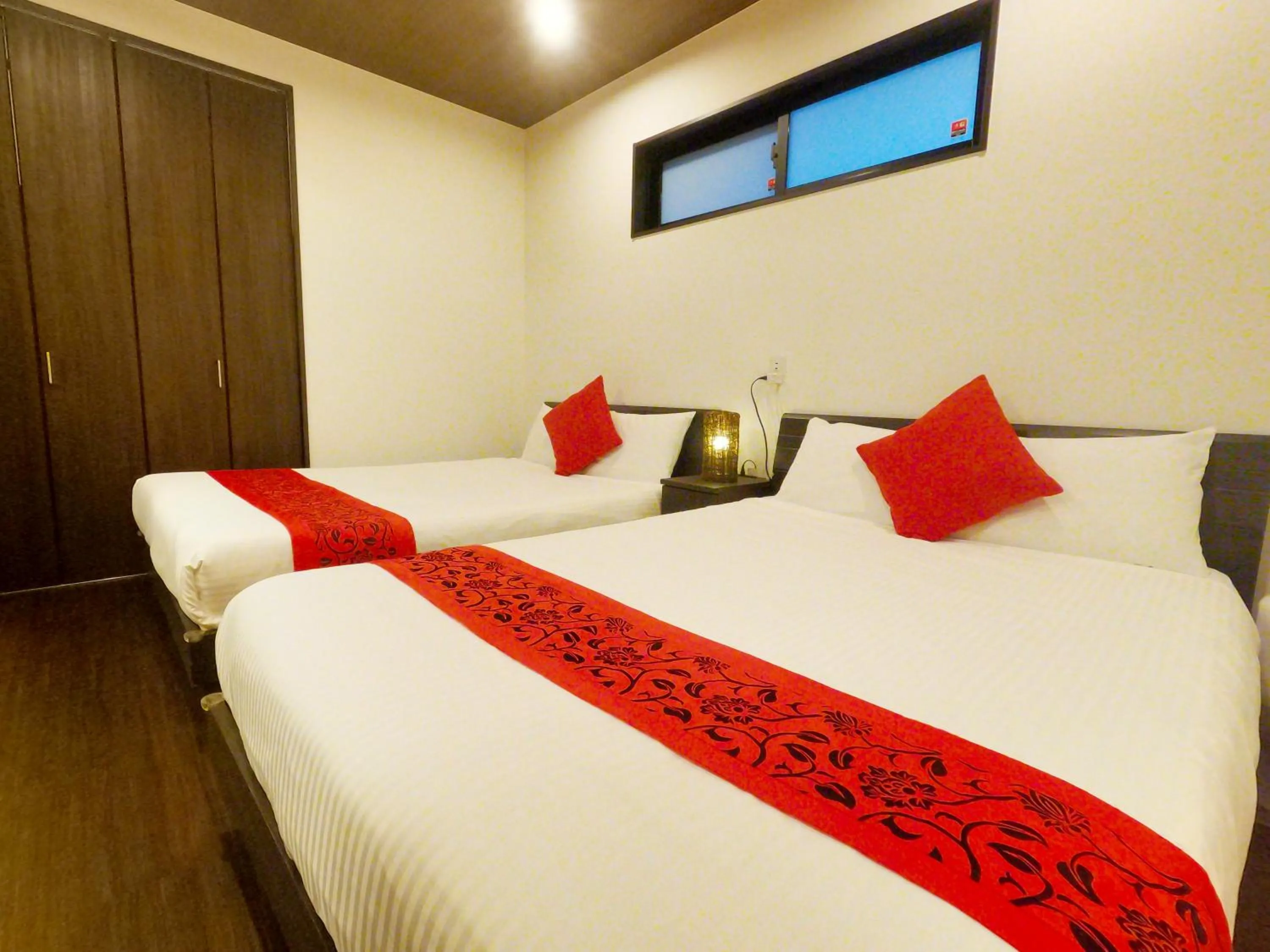 Bedroom, Bed in Private Pool Villa Motobu