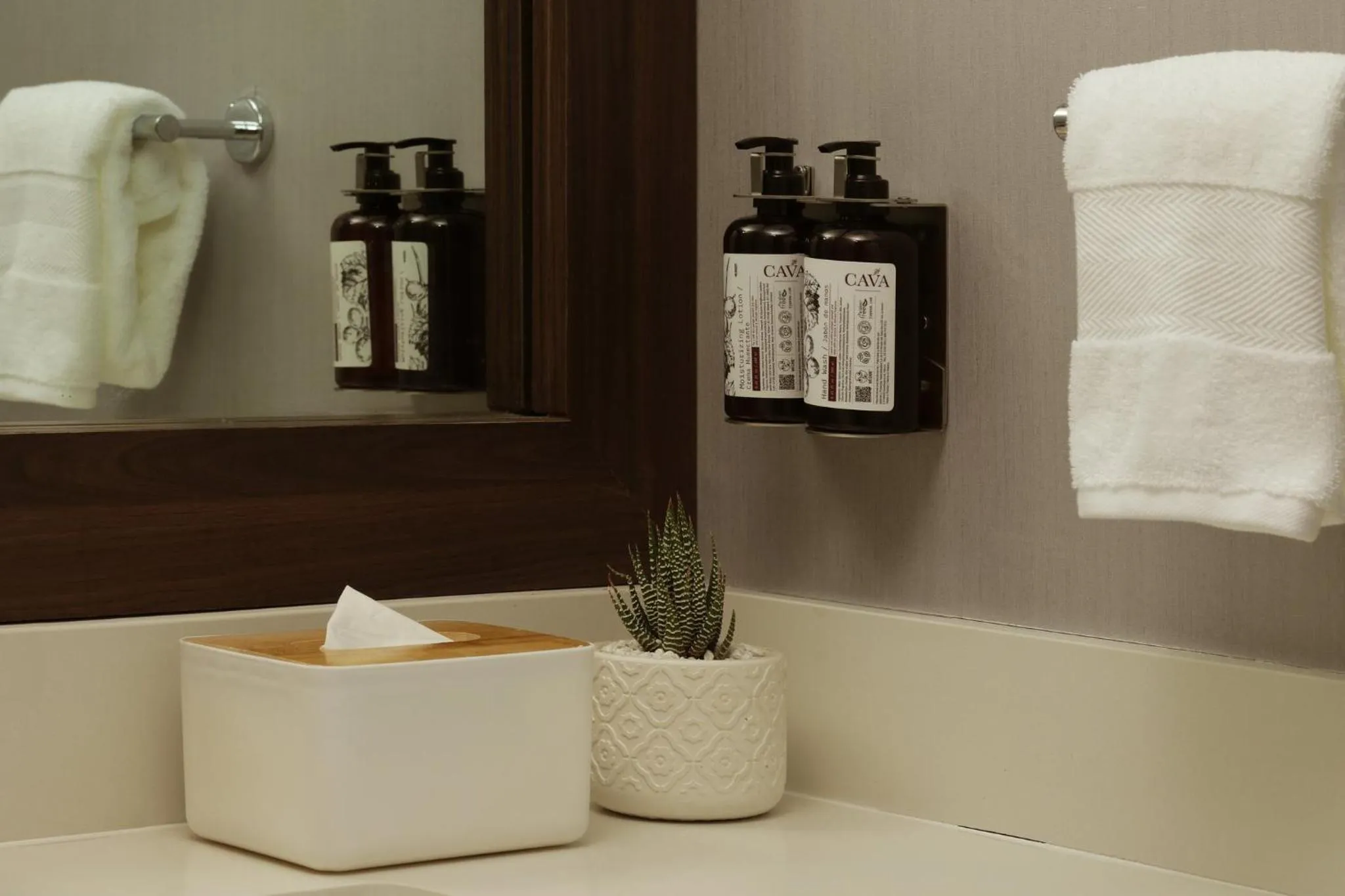 Bathroom in voco Saltillo Suites by IHG