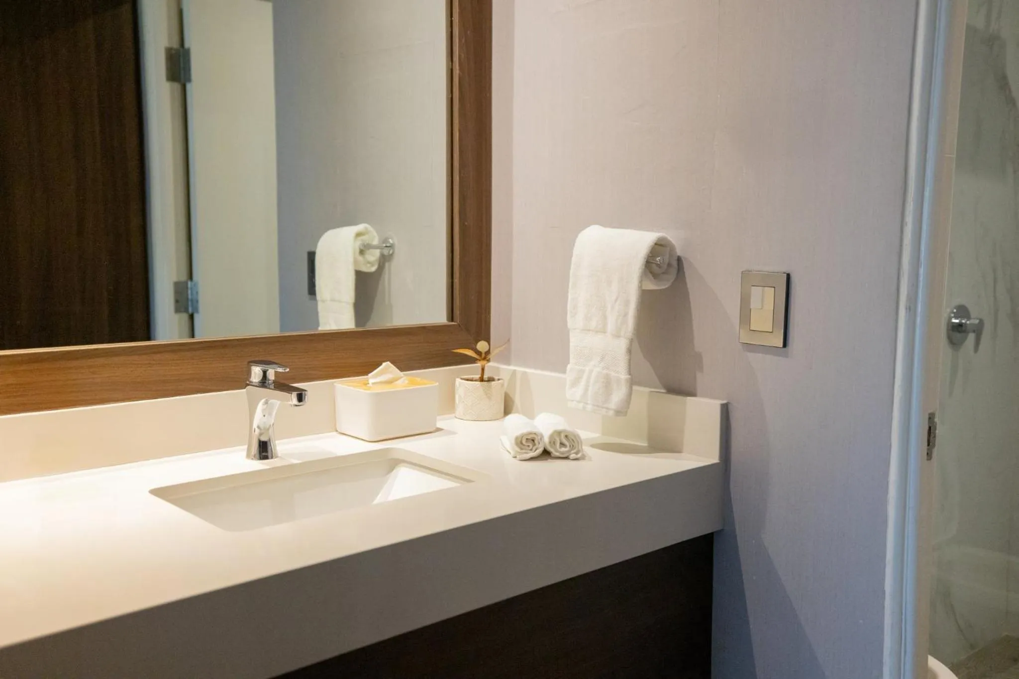 Bathroom in voco Saltillo Suites by IHG