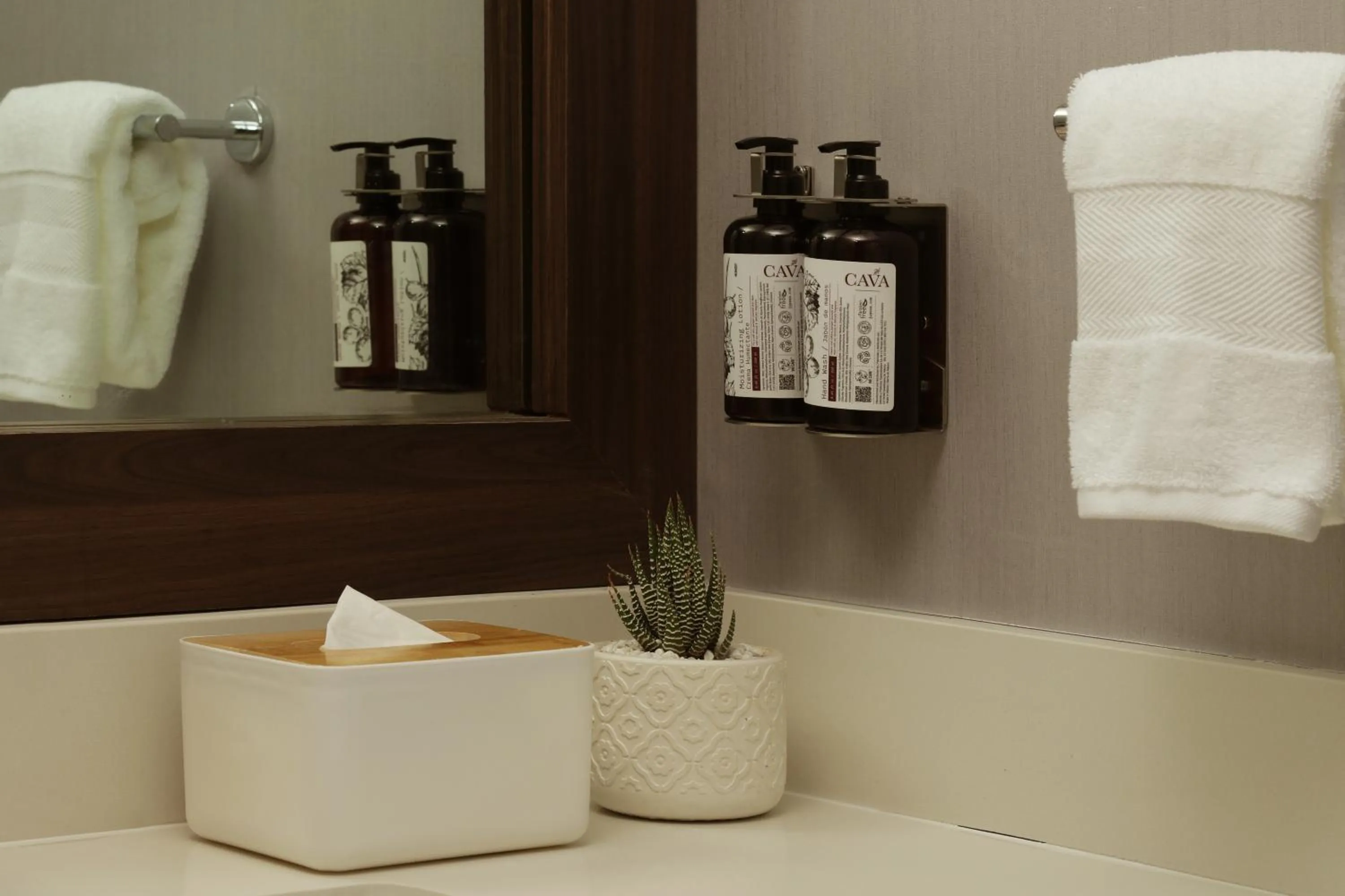 Bathroom in voco Saltillo Suites by IHG