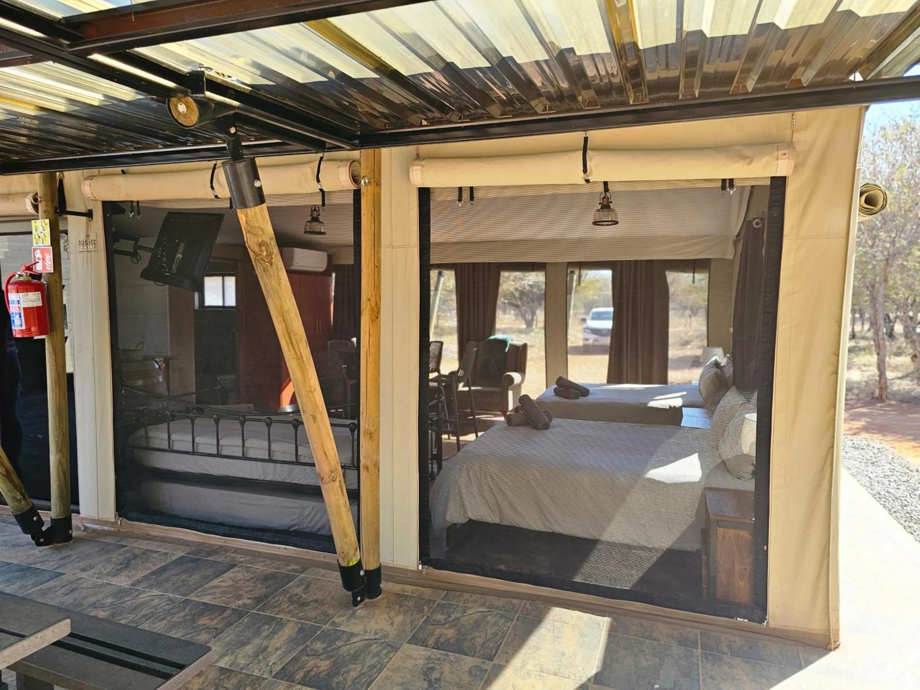 Bed in Lethabong Lodge