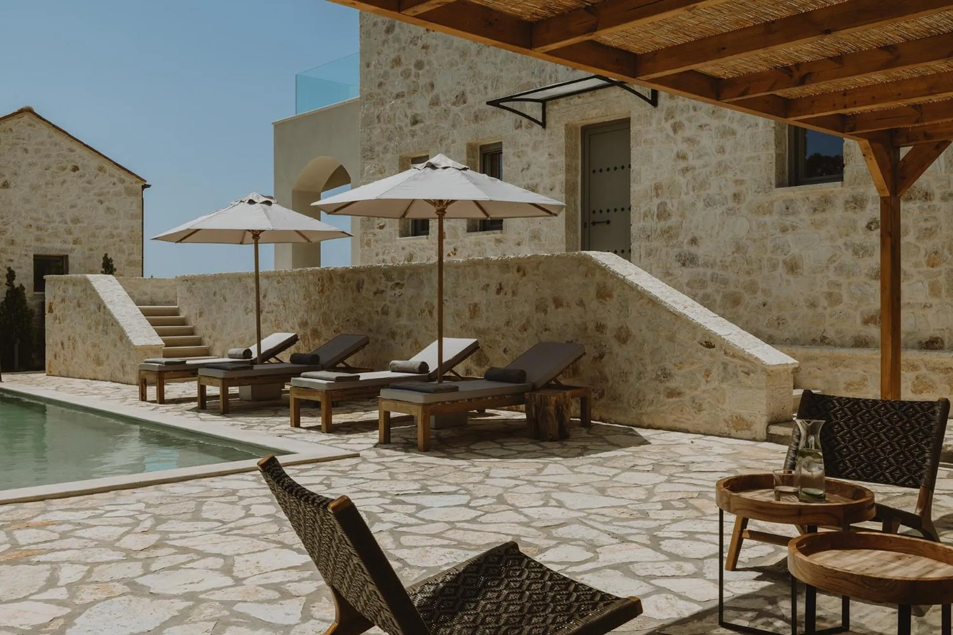 Pool view in Nama Seaside Villas