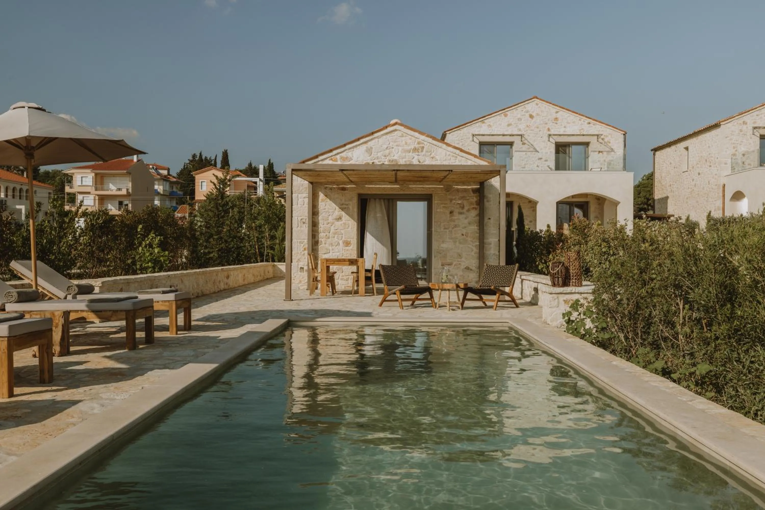 Pool view in Nama Seaside Villas
