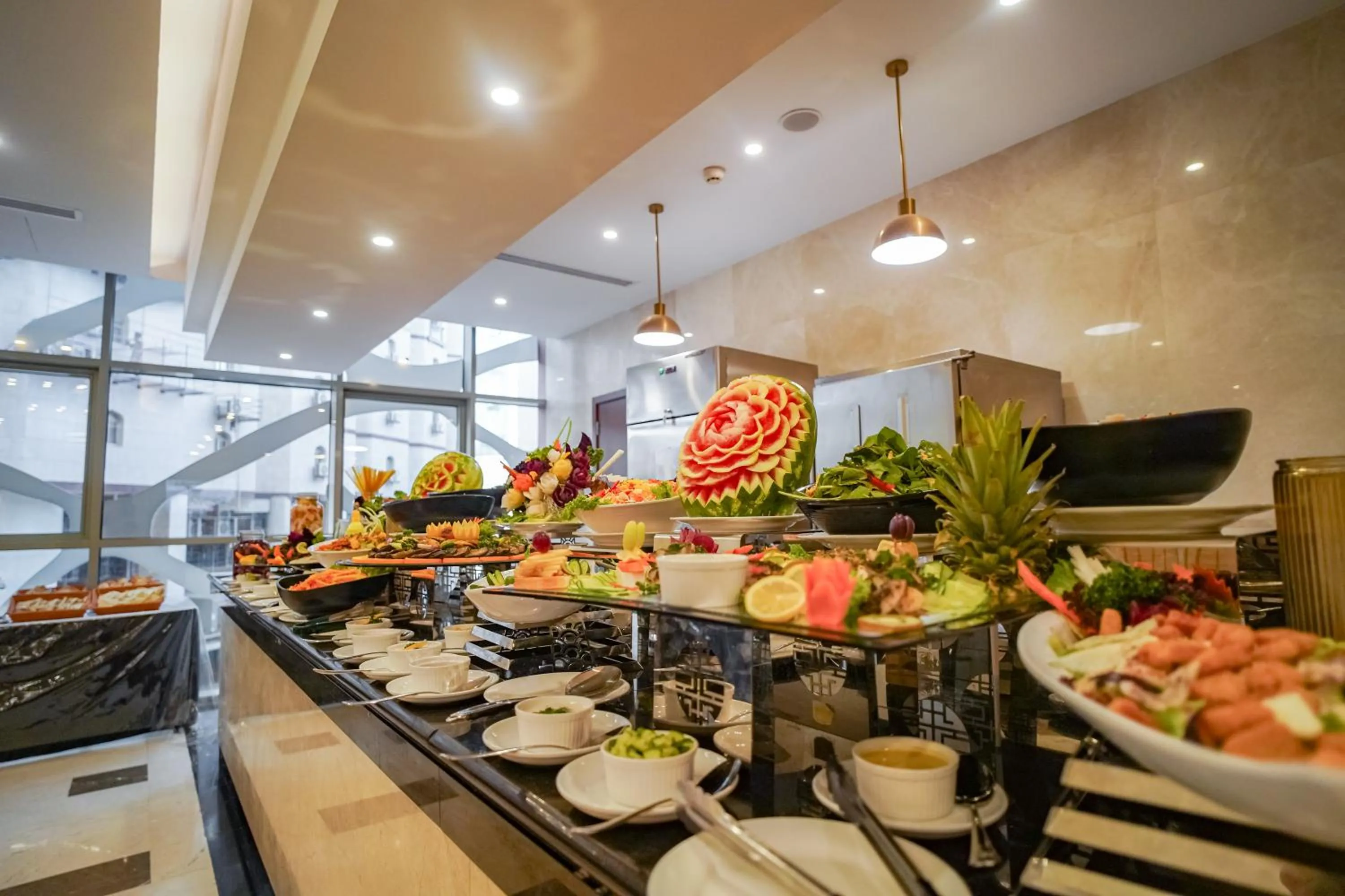 Food and drinks in Emaar Elite Hotel