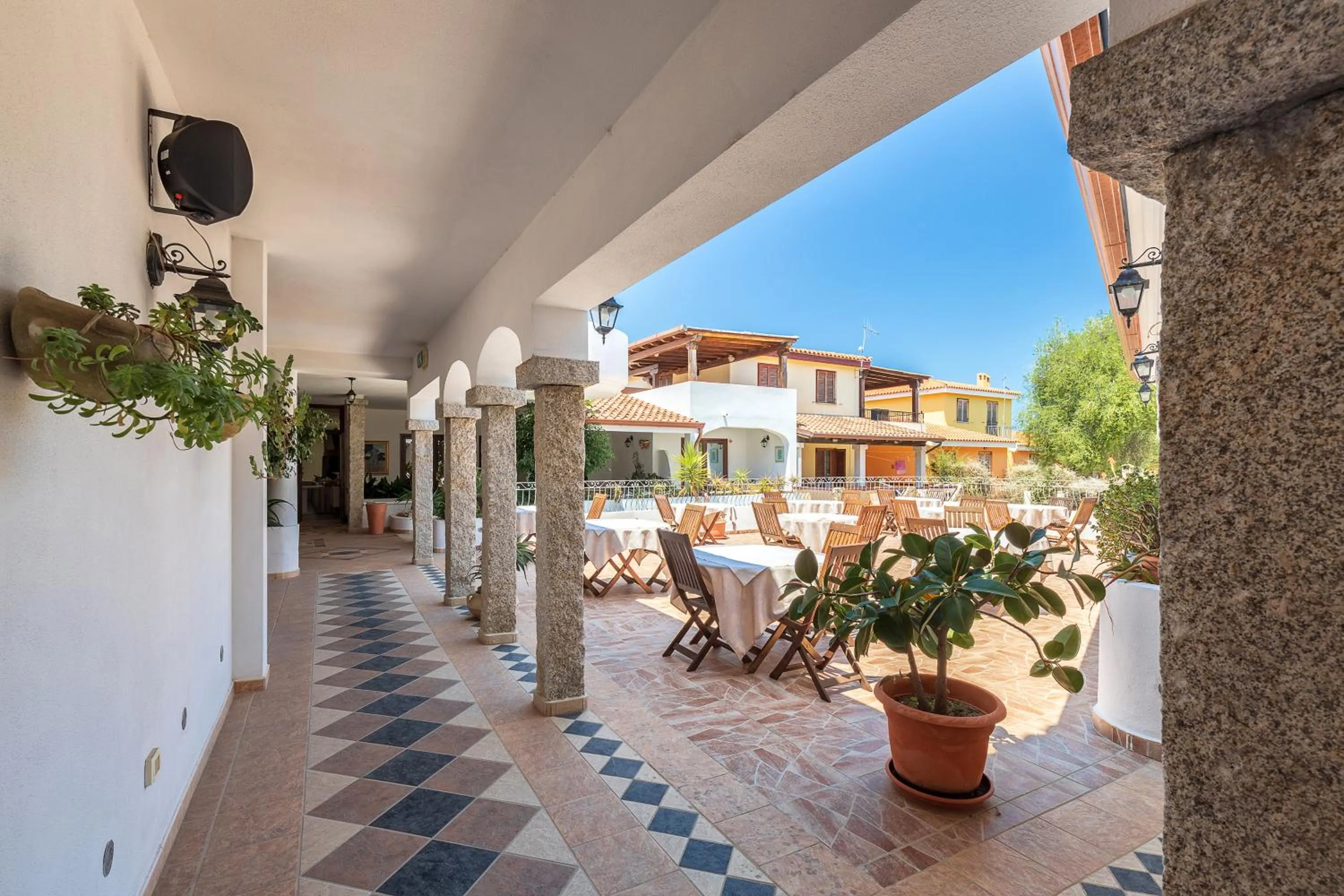 Patio in Hotel Bonsai