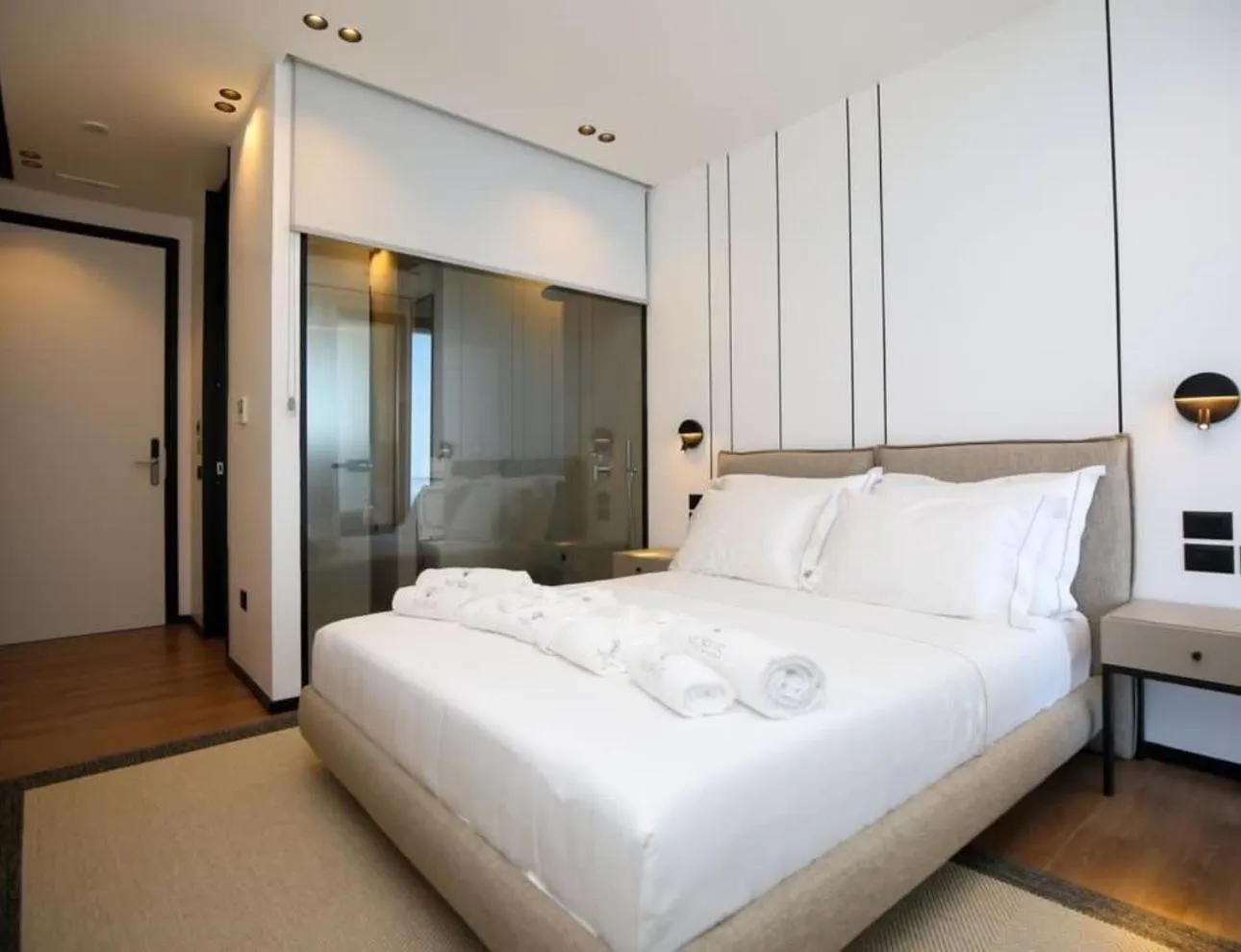 Bed in Nobus Hotel & Spa