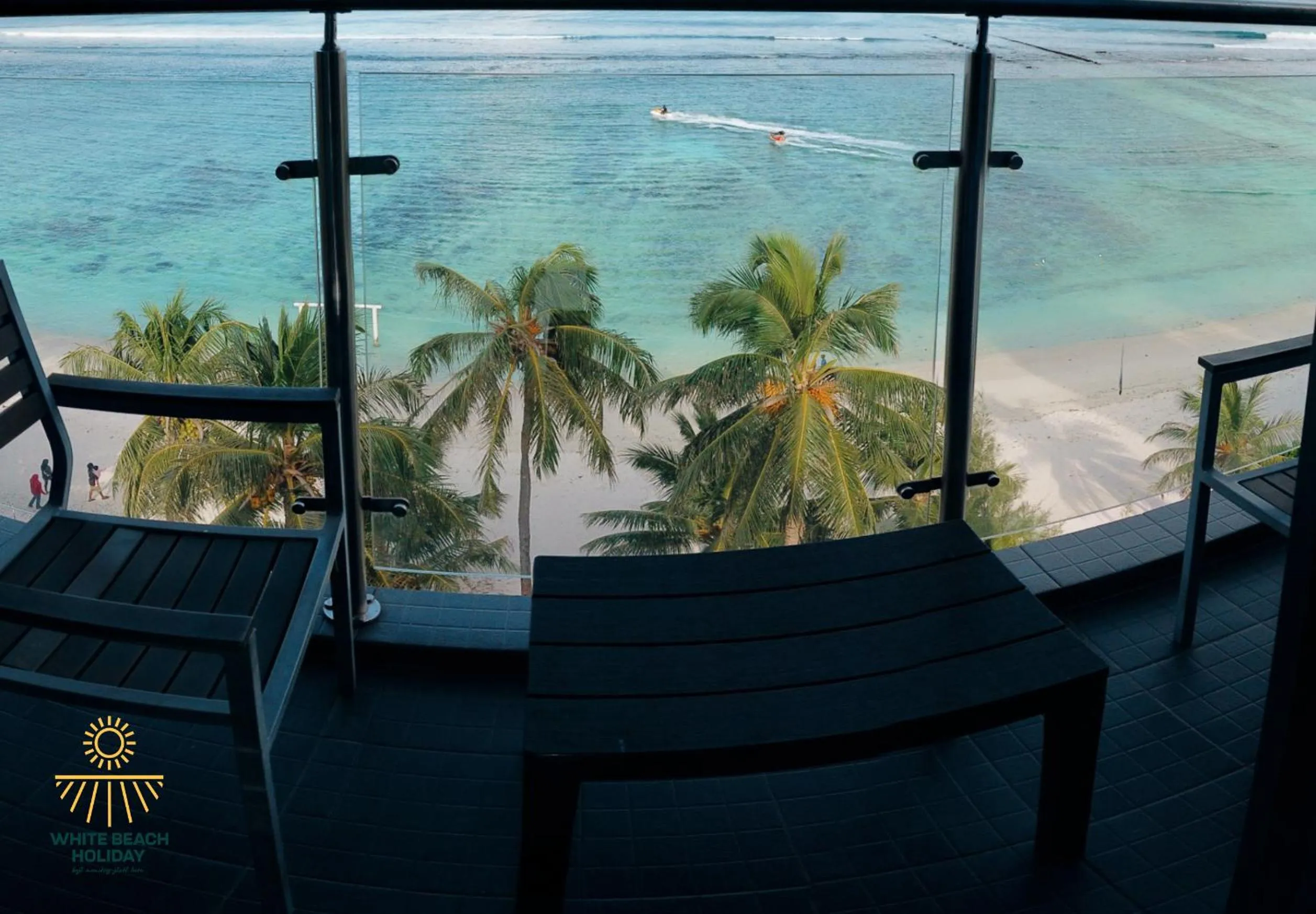 Balcony/Terrace in White Beach Holiday at Hulhumale'