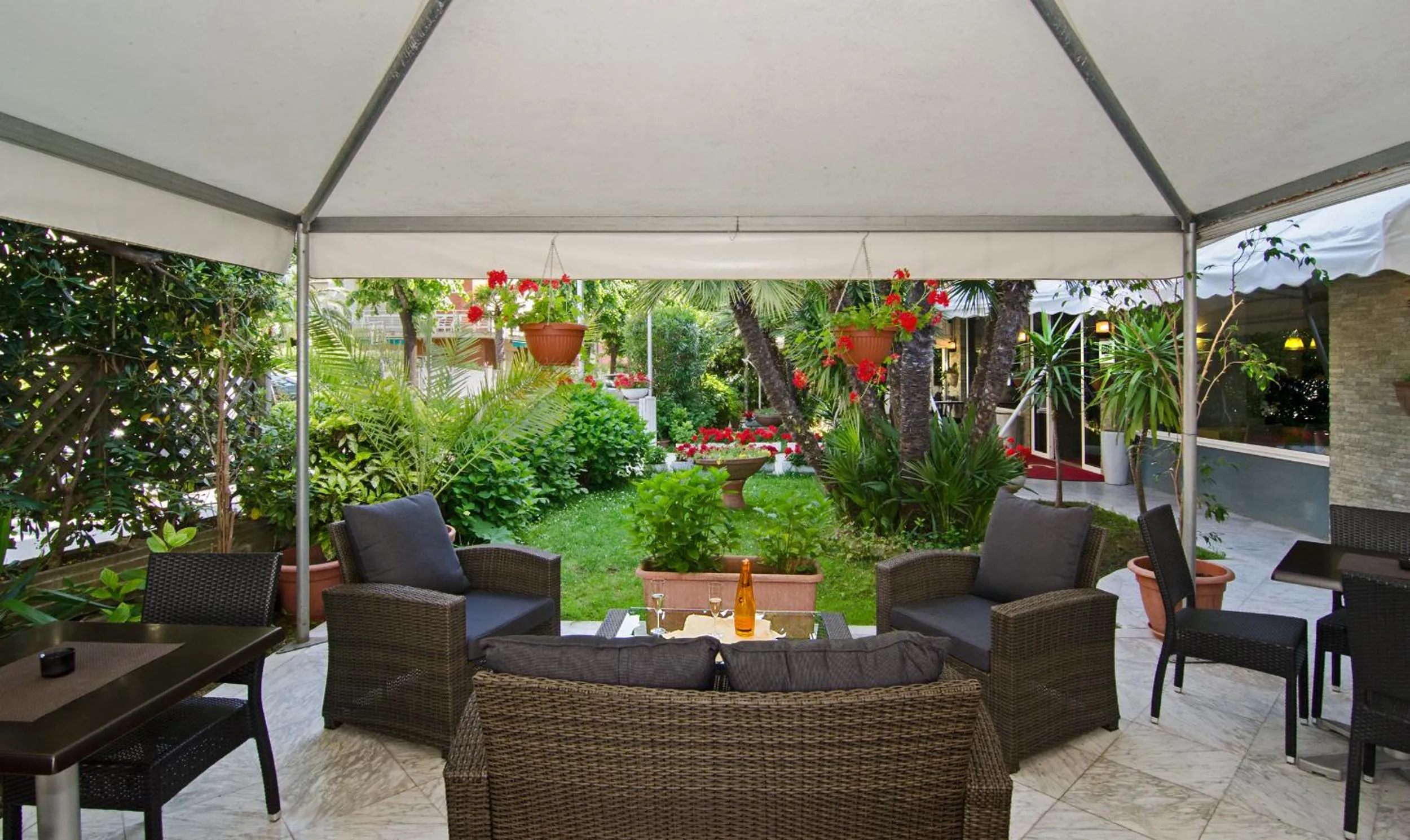 Patio in Hotel Scandinavia