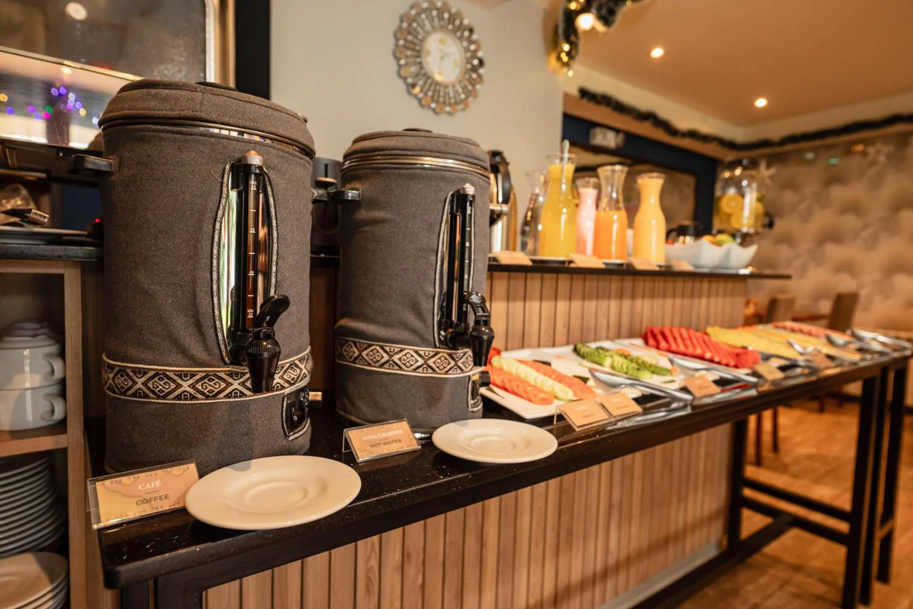 Buffet breakfast in Saska Boutique Hotel