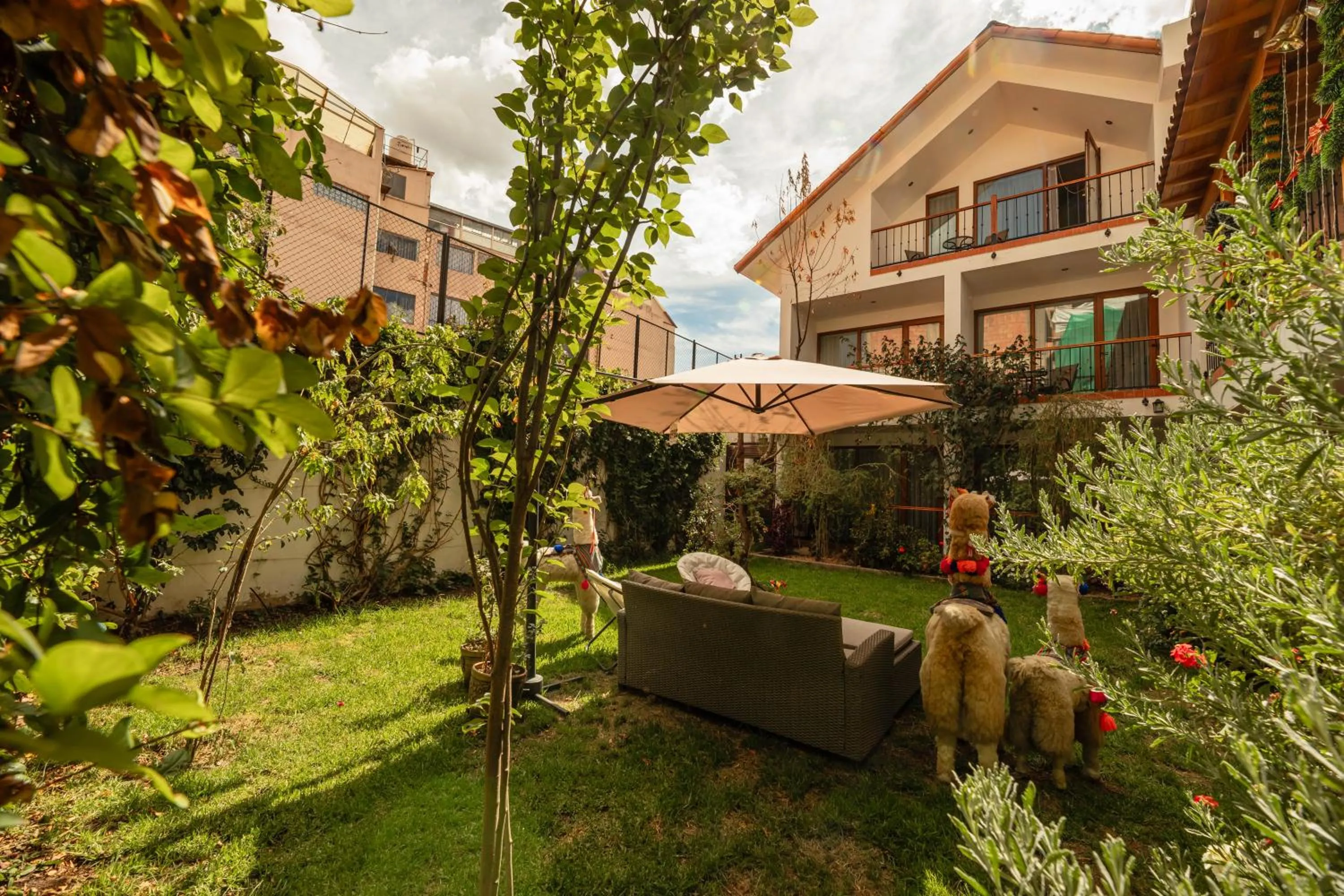 Garden in Saska Boutique Hotel