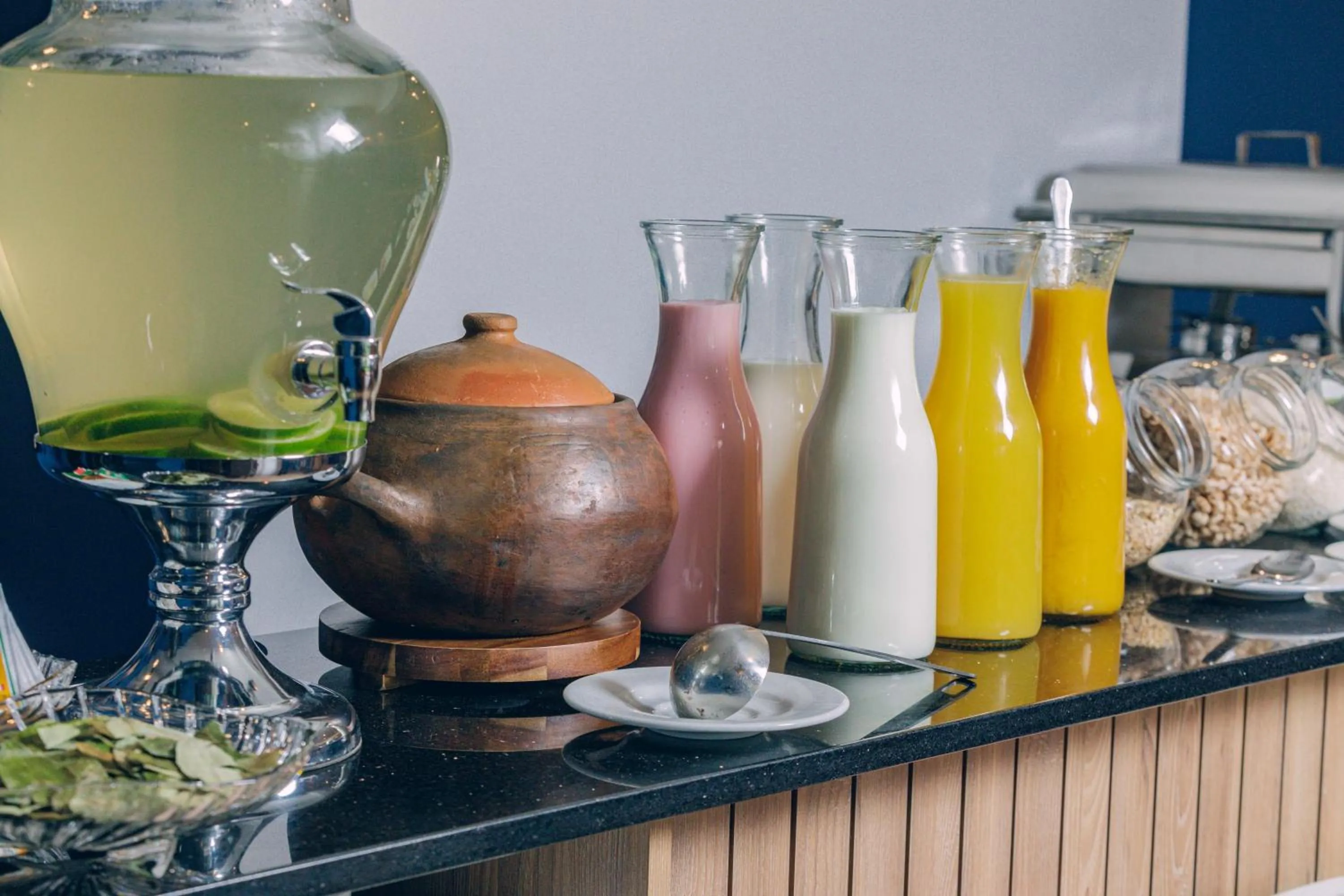 Buffet breakfast in Saska Boutique Hotel