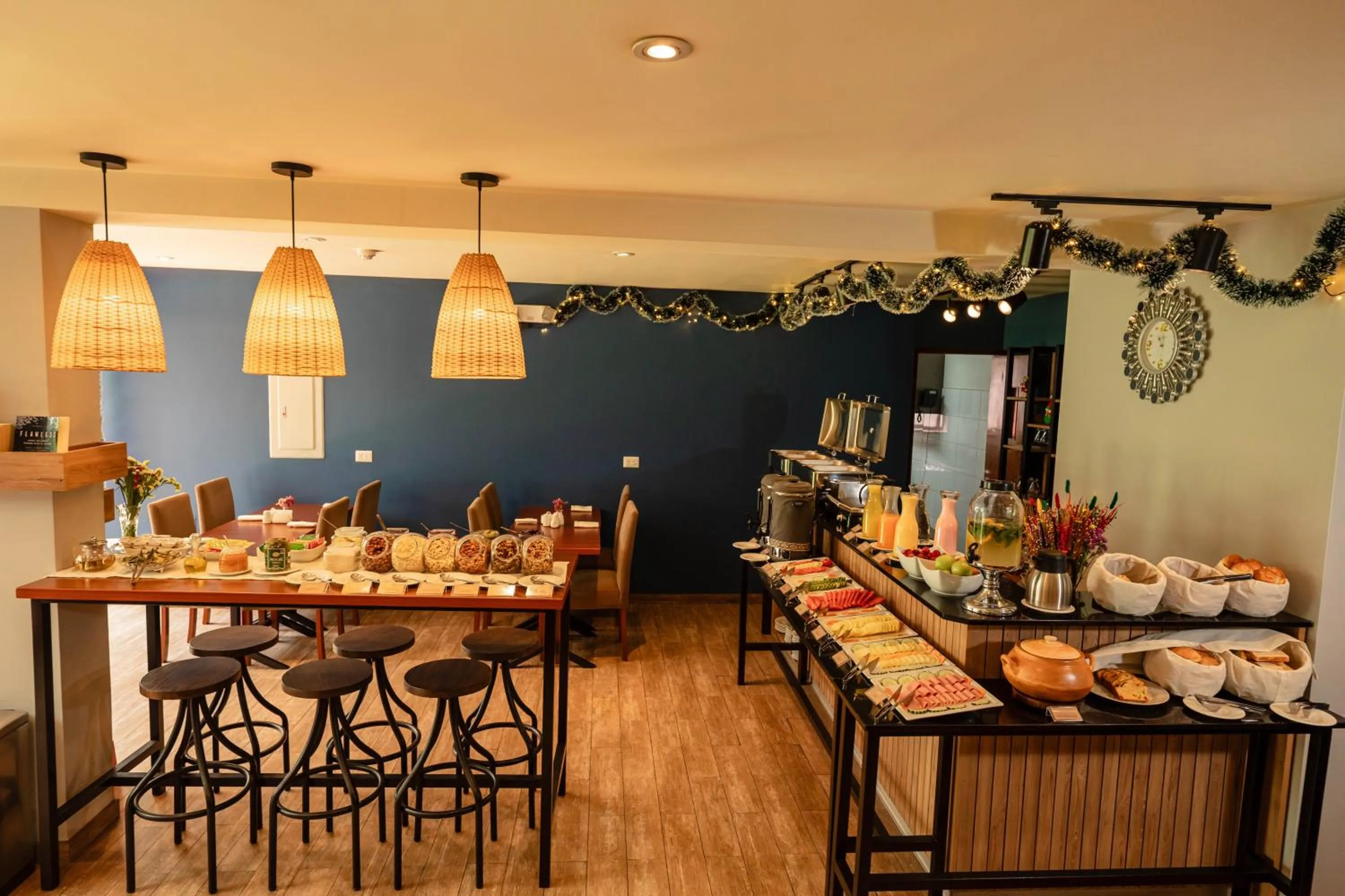 Buffet breakfast in Saska Boutique Hotel