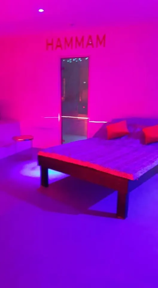 Steam room, Bed in Grand hotel irpinia & Family SPA