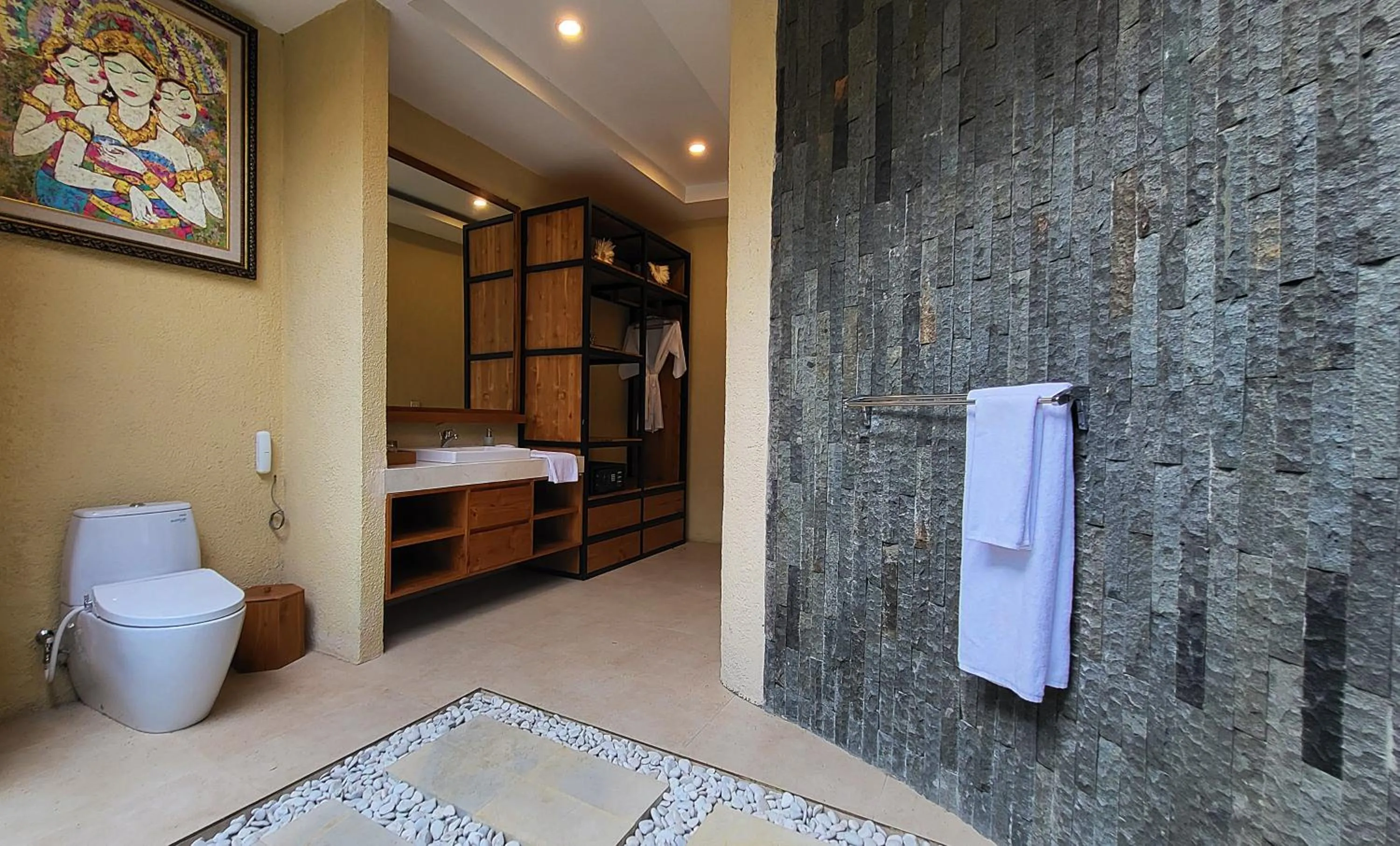 Bathroom, Bed in Triyana Resort and Glamping