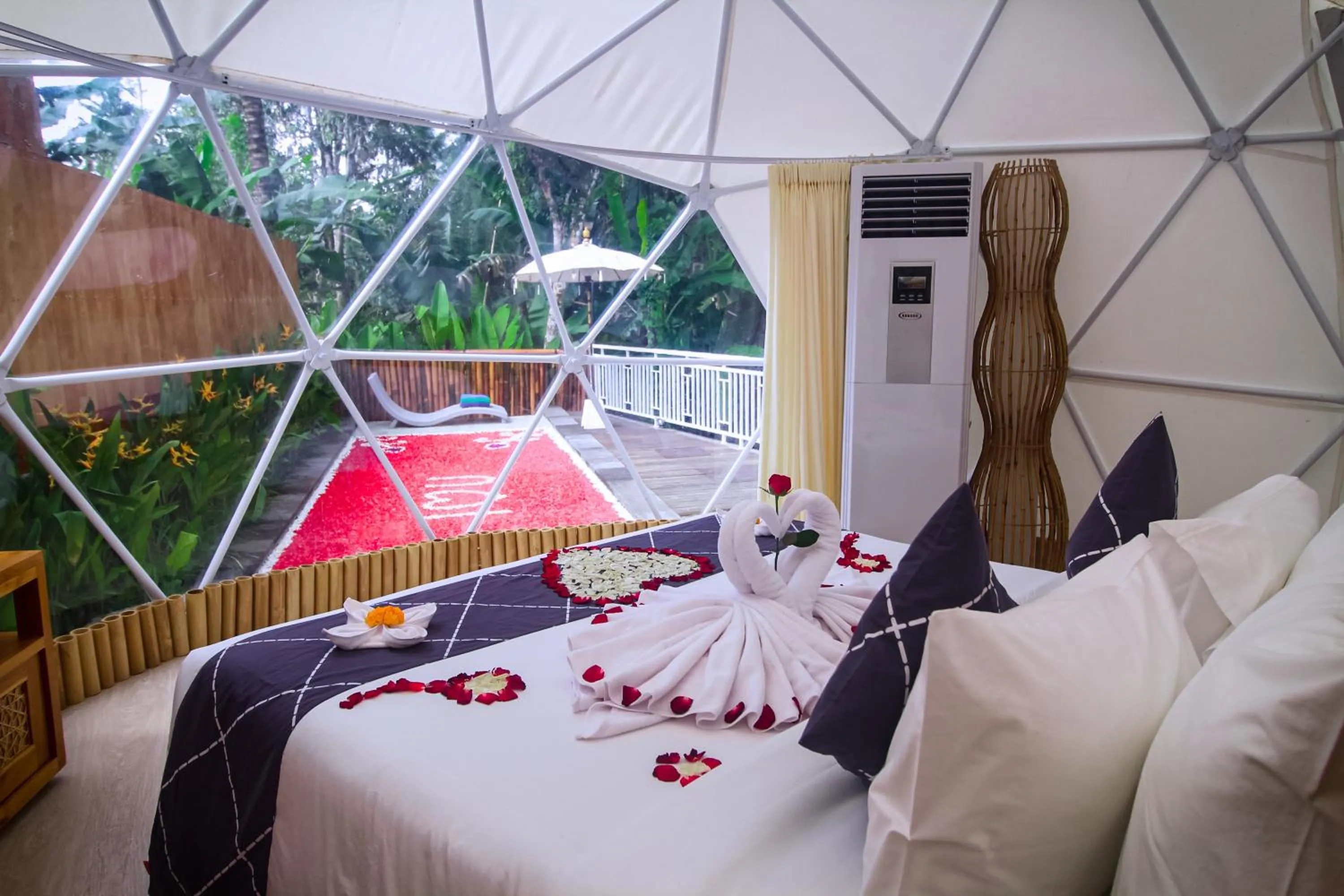 Property building, Bed in Triyana Resort and Glamping