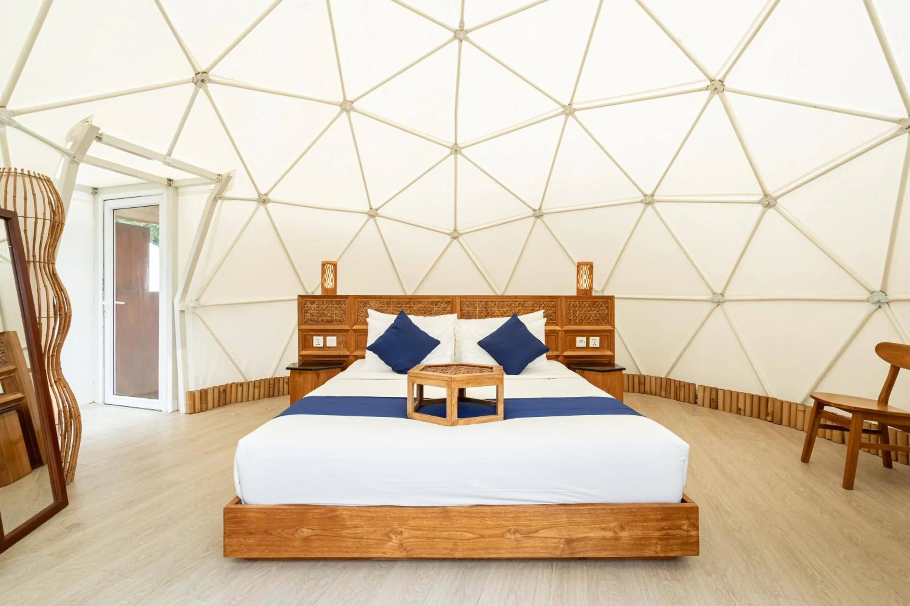 Decorative detail, Bed in Triyana Resort and Glamping Carangsari