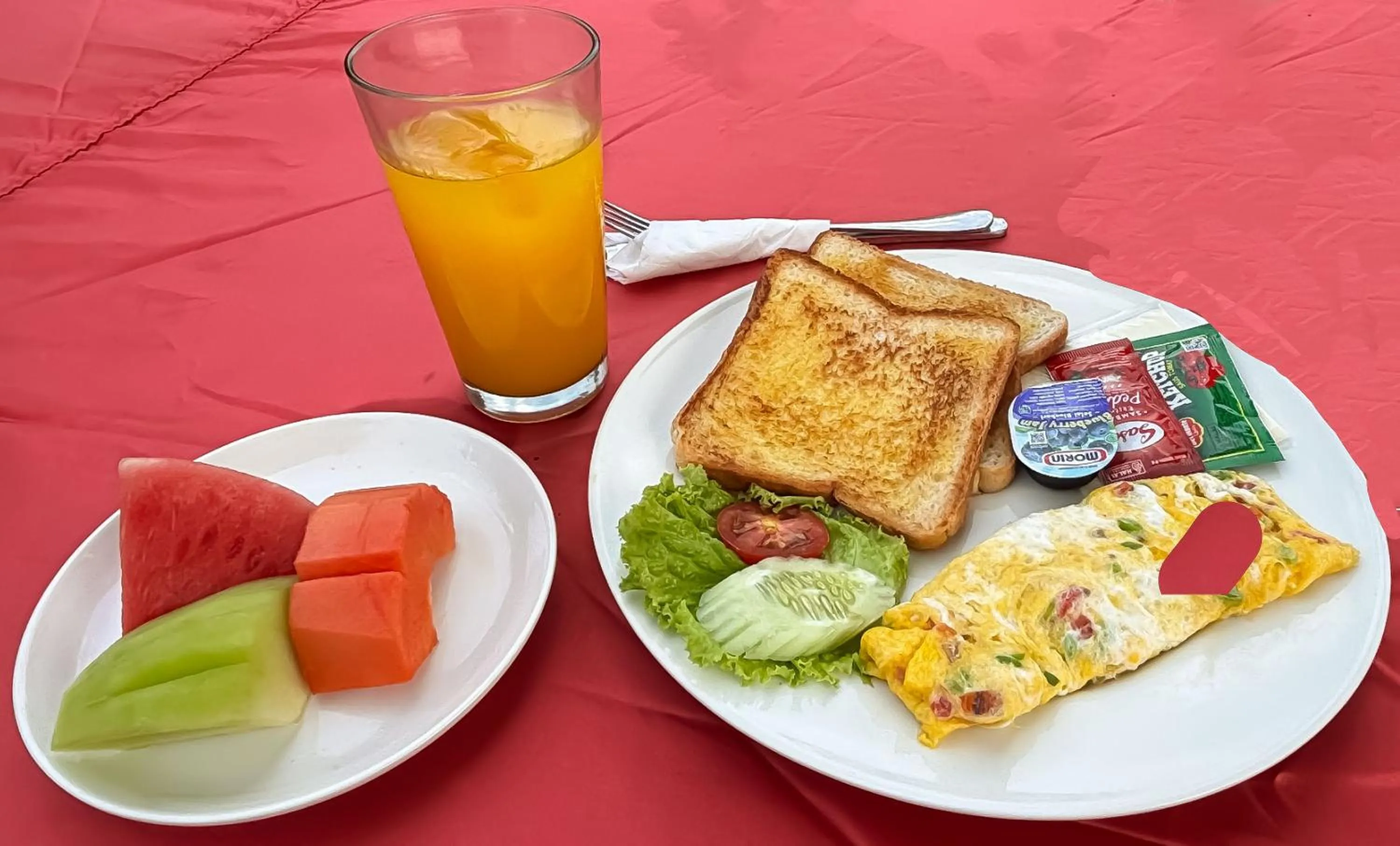 Breakfast in Triyana Resort and Glamping
