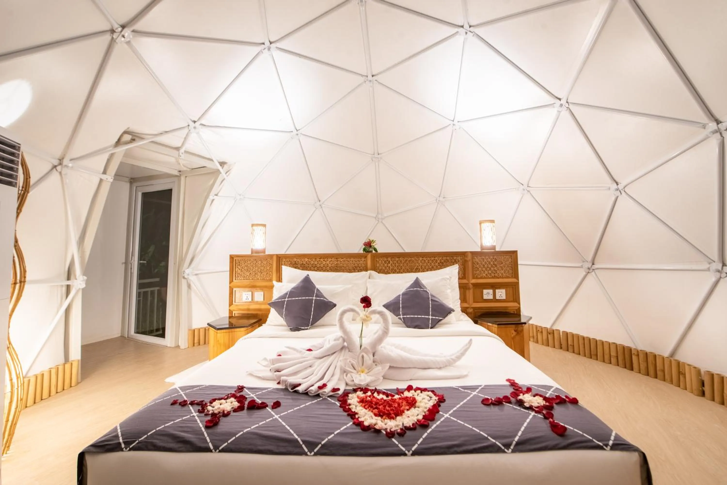 Bed in Triyana Resort and Glamping