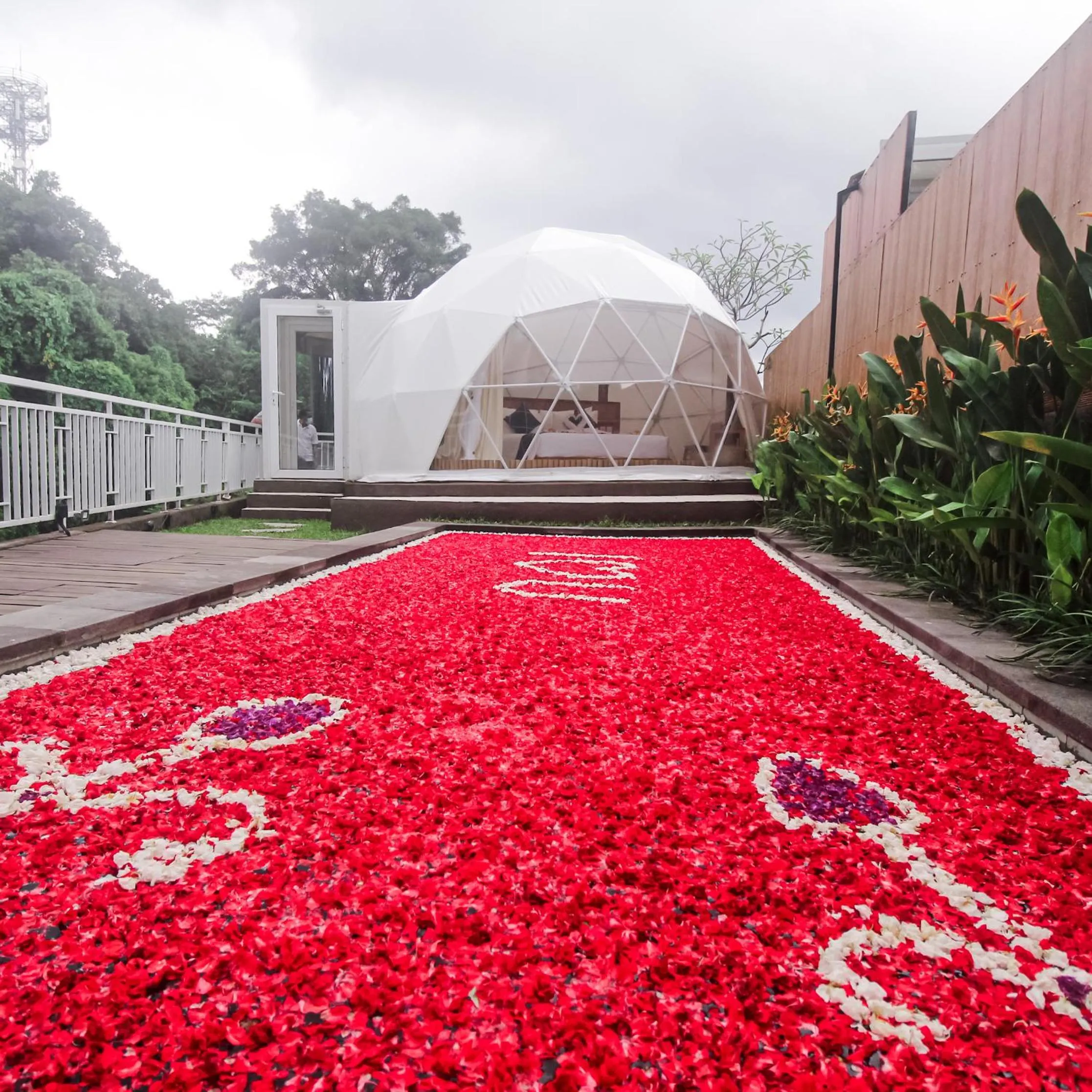 Property building in Triyana Resort and Glamping