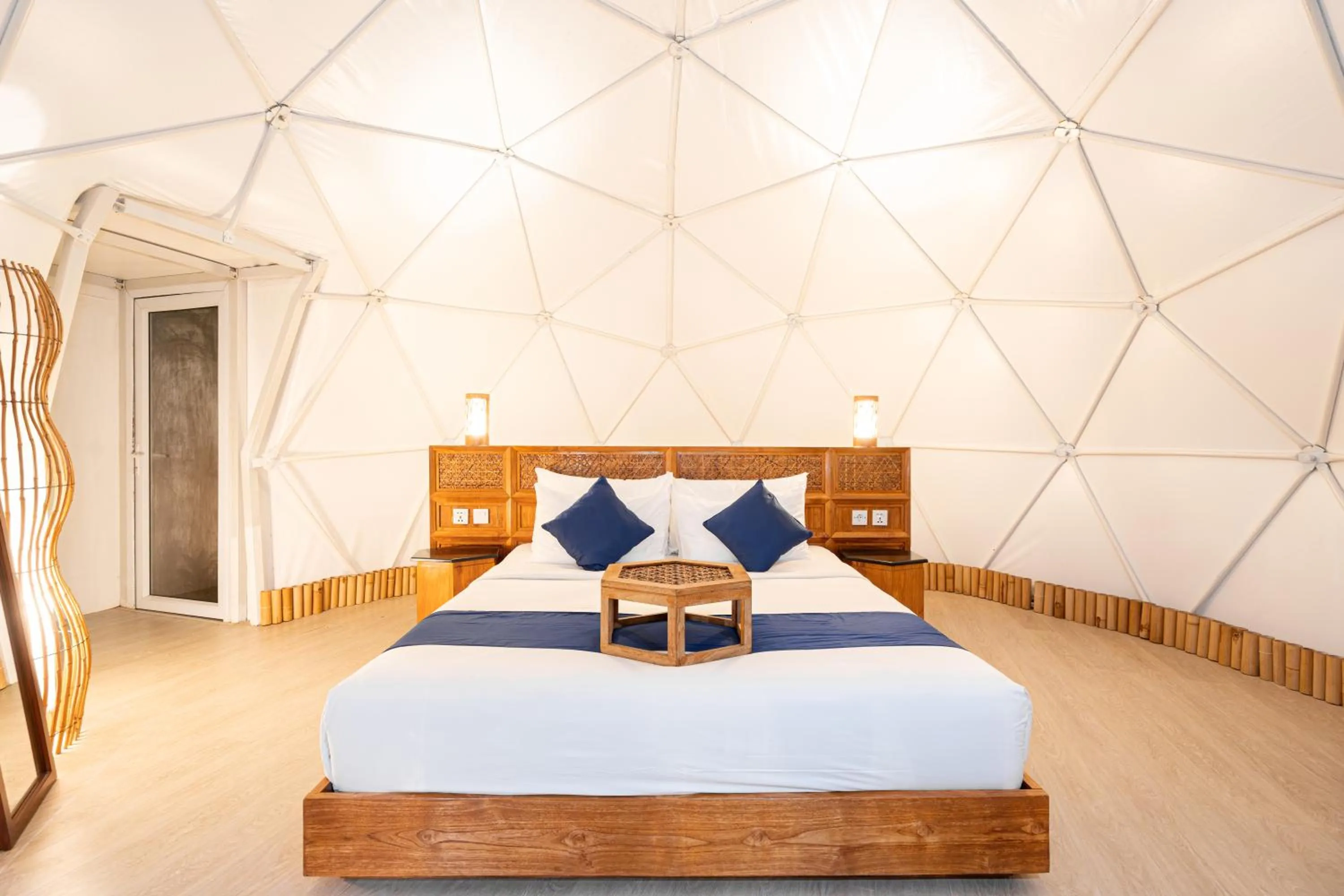 Bed in Triyana Resort and Glamping Carangsari